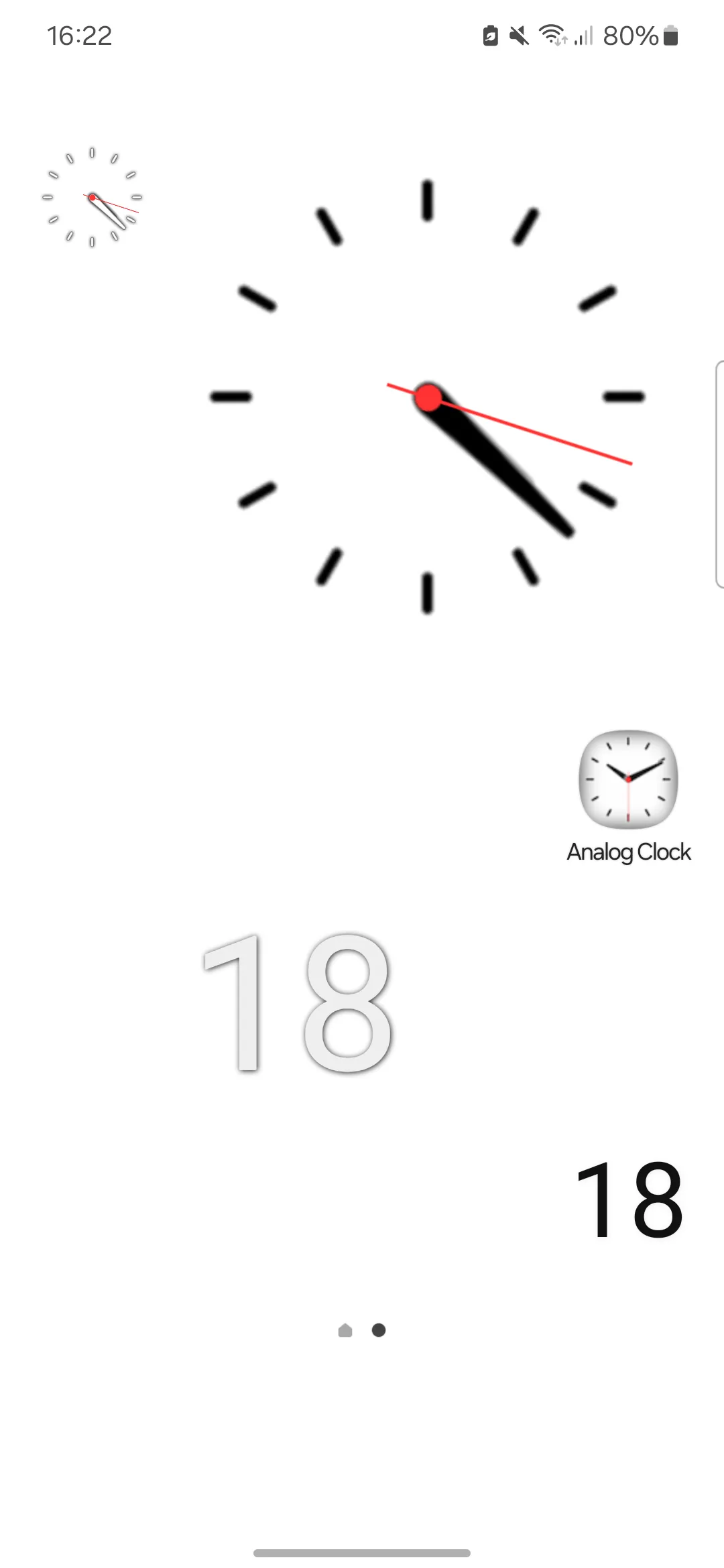 Analog Clock Second Widget | Indus Appstore | Screenshot