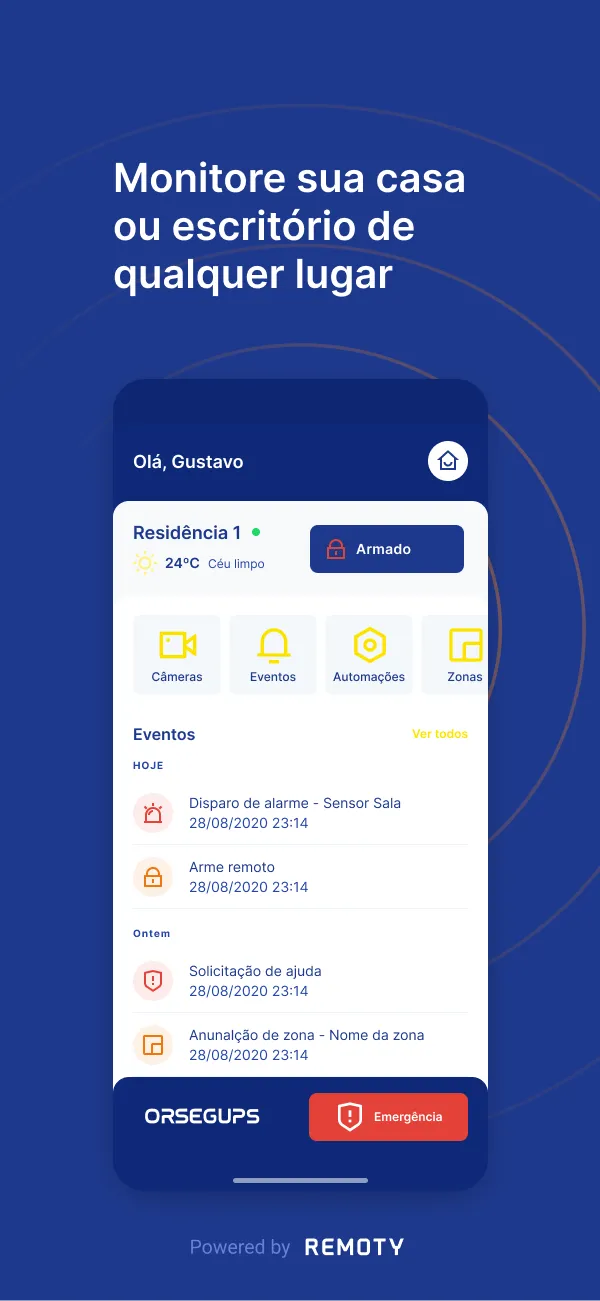 Orsegups Segurança Eletrônica | Indus Appstore | Screenshot