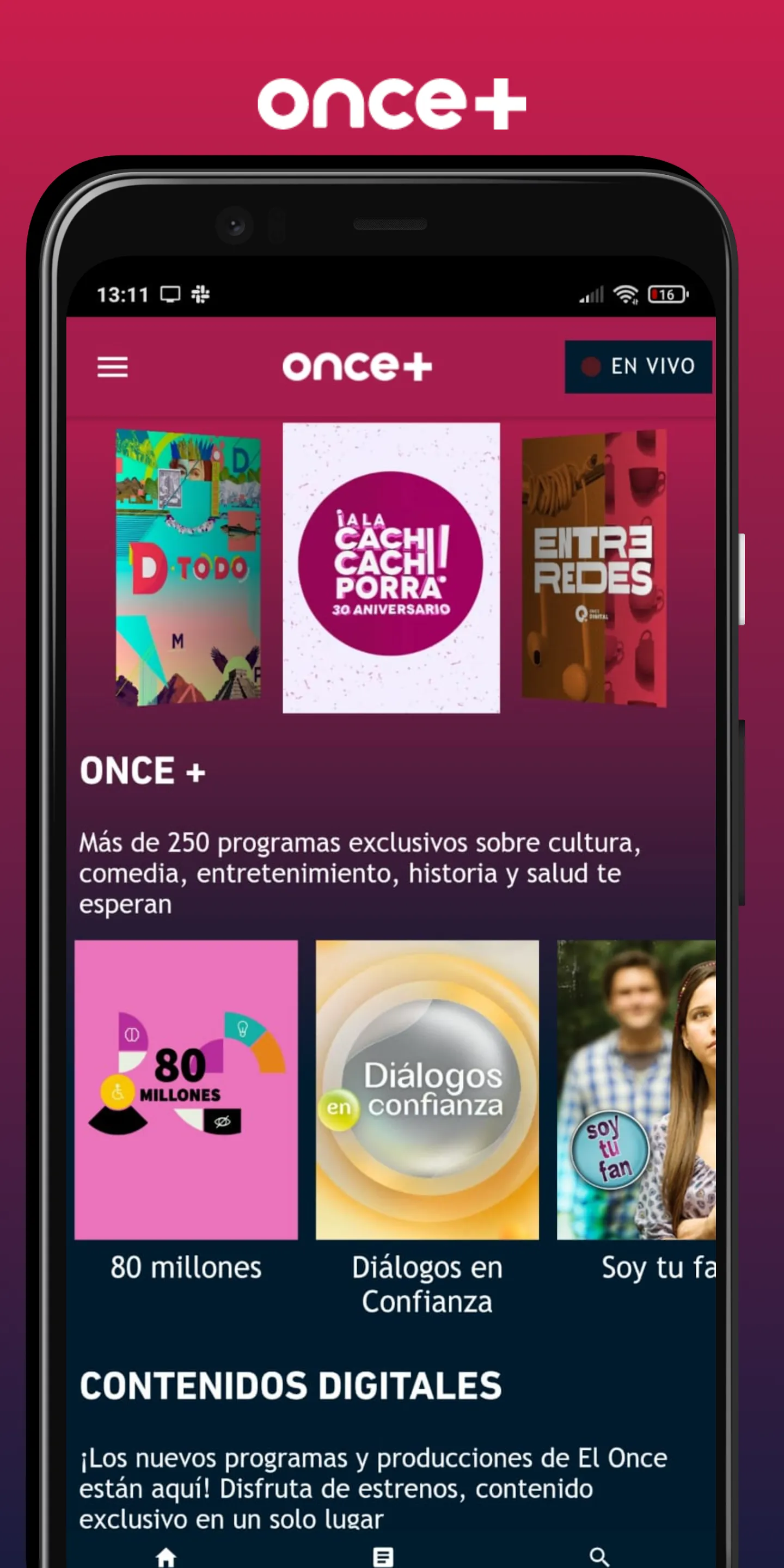 ONCE + | Indus Appstore | Screenshot