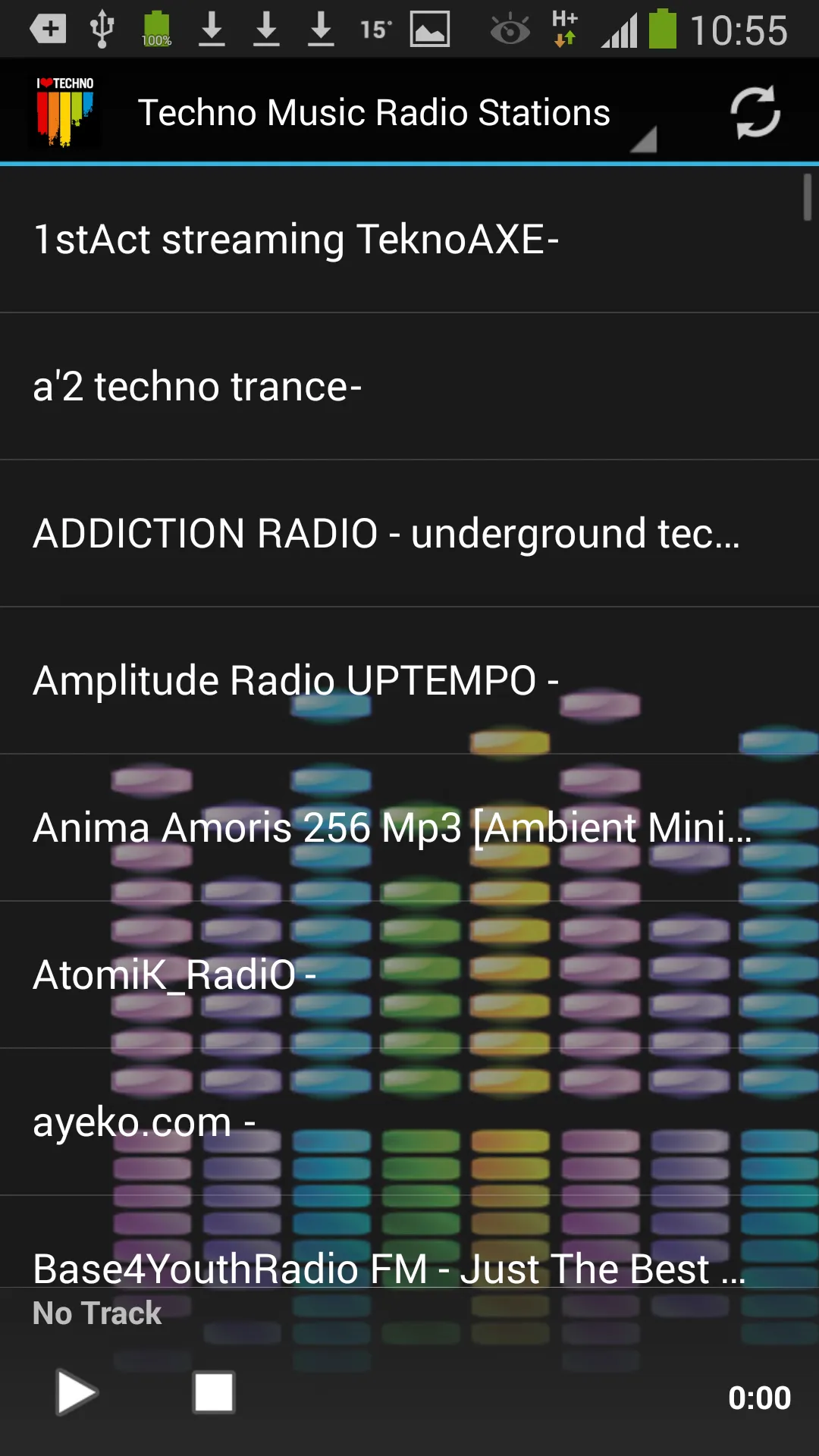 Techno Music Radio Stations | Indus Appstore | Screenshot