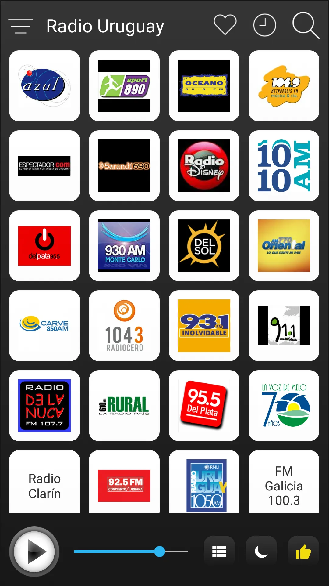 Uruguay Radio FM AM Music | Indus Appstore | Screenshot