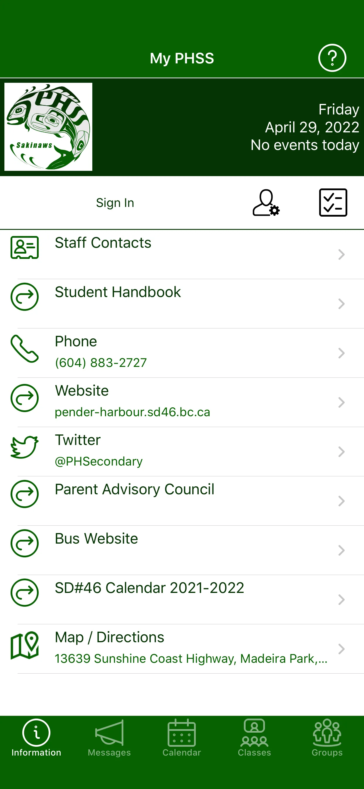 My PHSS | Indus Appstore | Screenshot