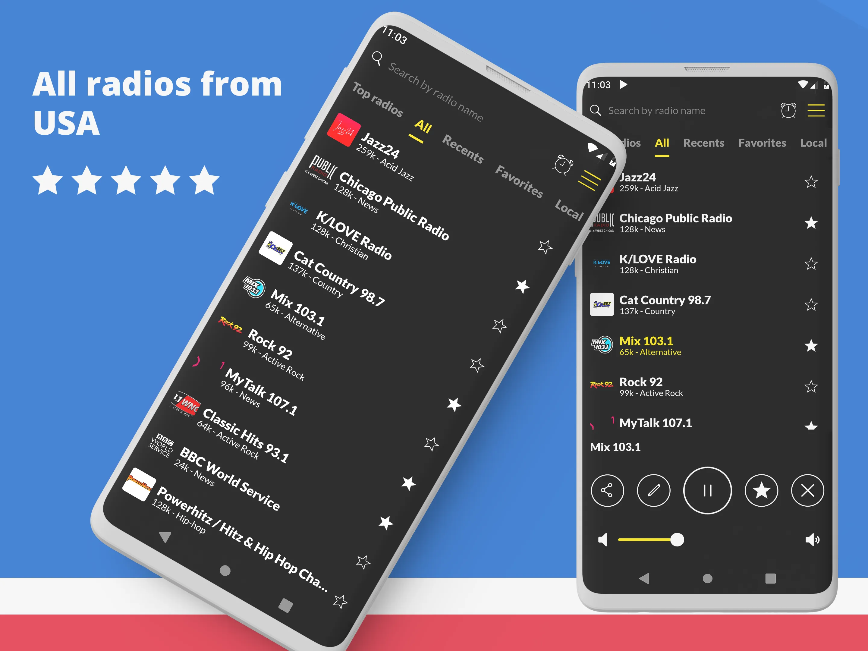 Radio USA: Online FM Radio | Indus Appstore | Screenshot