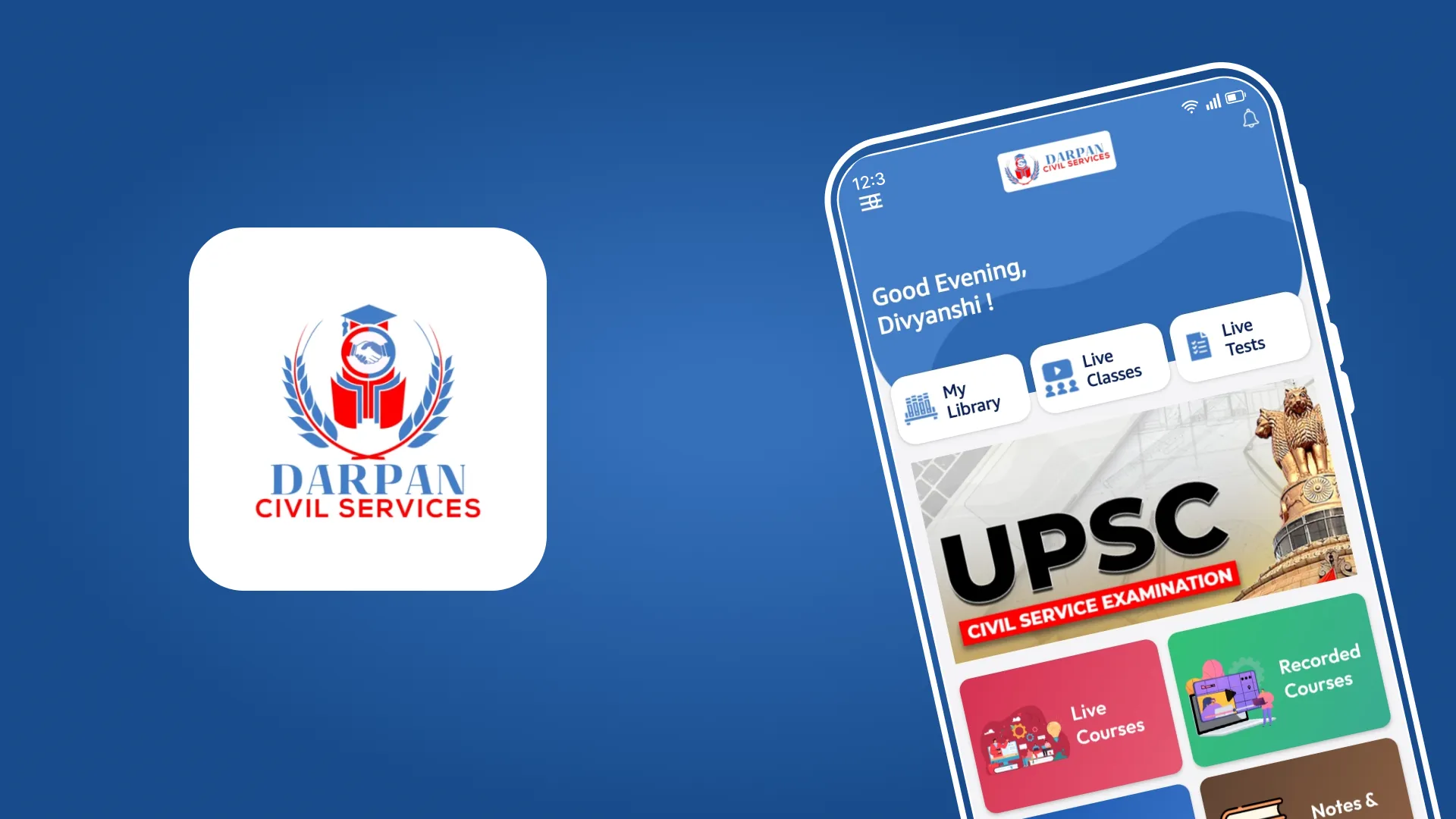 Darpan Civil Services | Indus Appstore | Screenshot