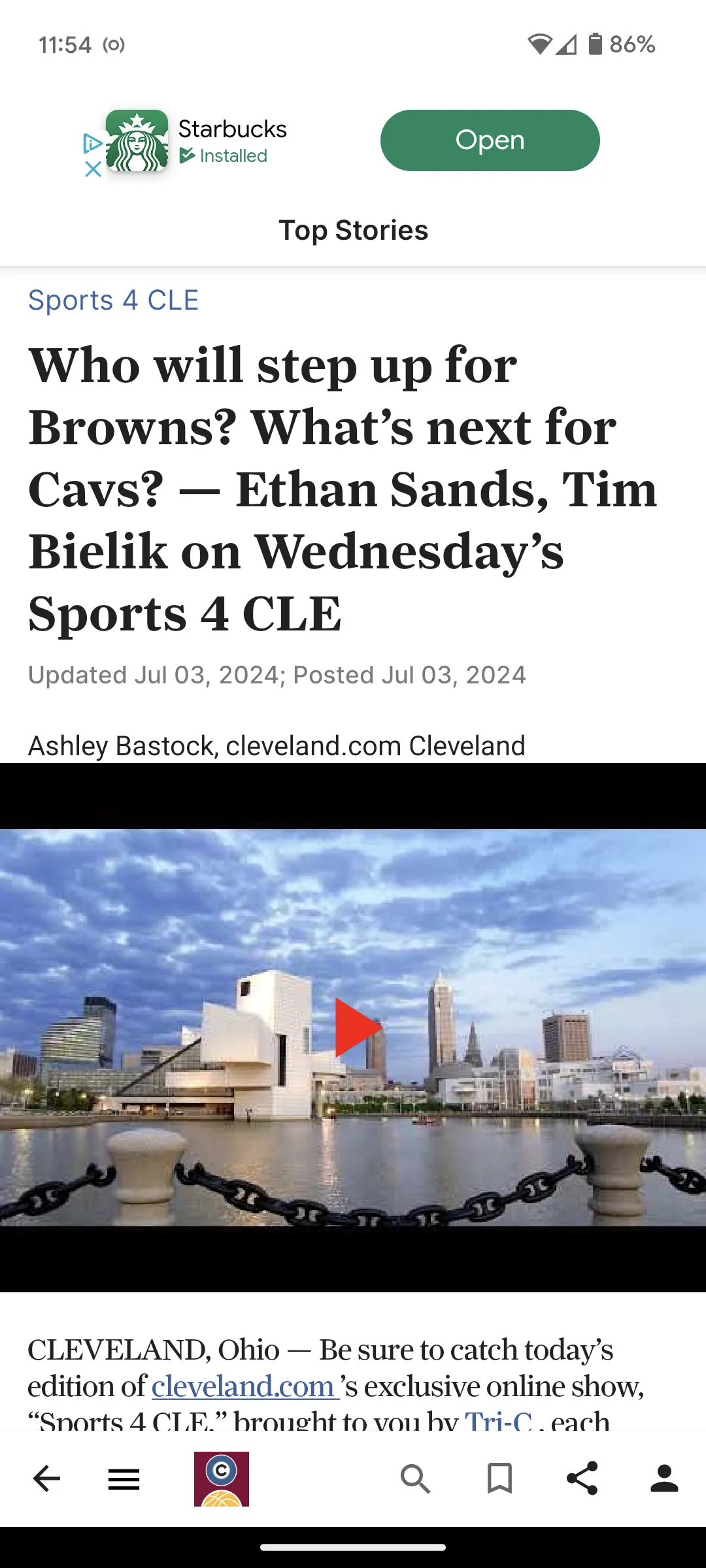 cleveland.com: Cavaliers News | Indus Appstore | Screenshot