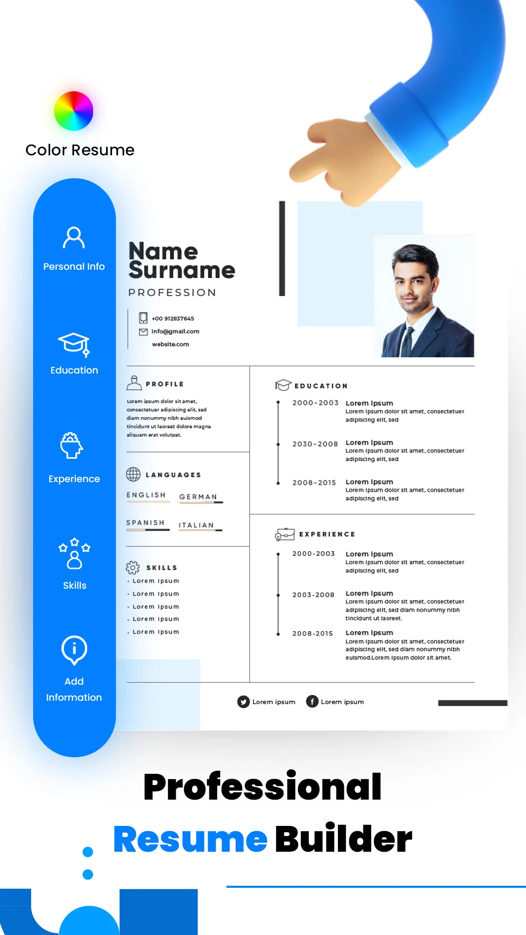 CV maker | Indus Appstore | Screenshot