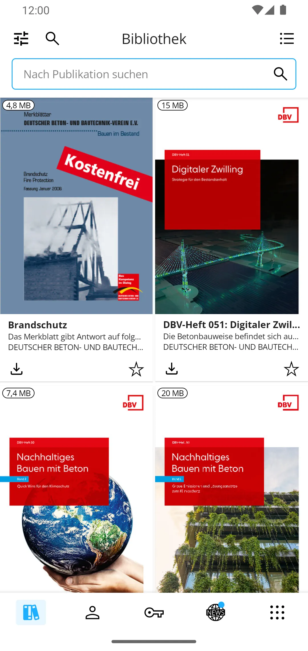 DBV-Schriften | Indus Appstore | Screenshot