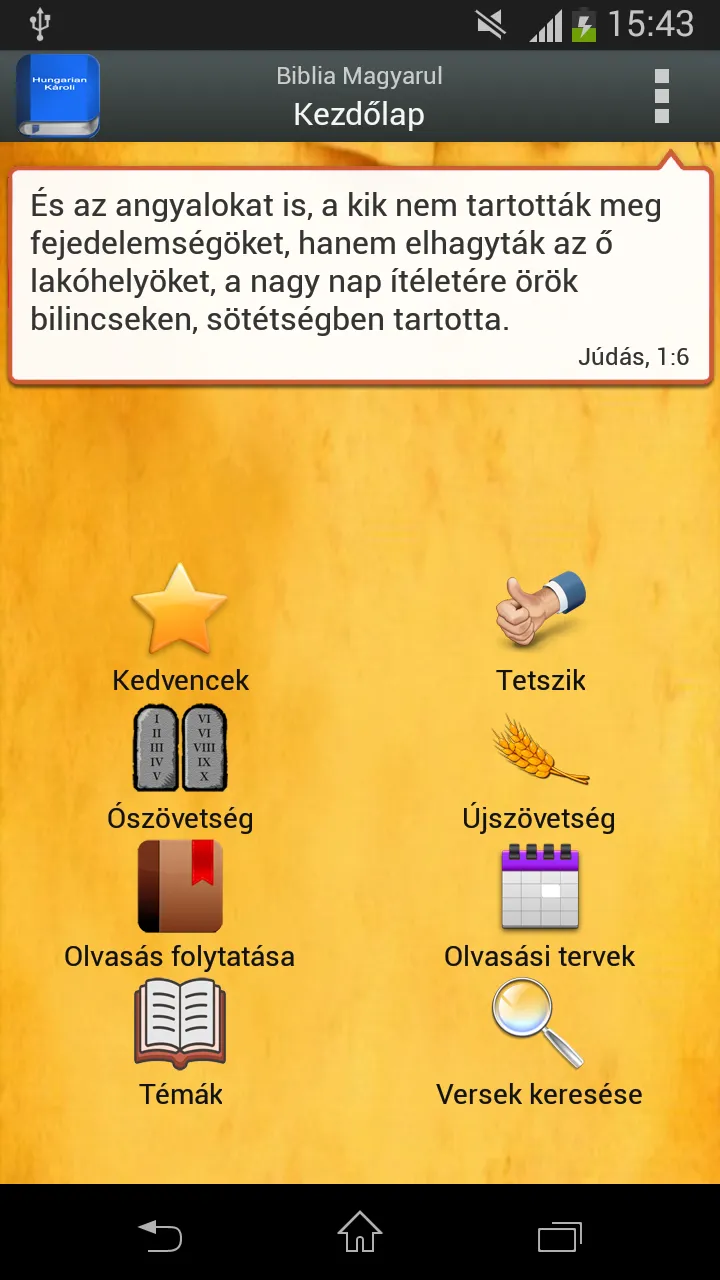 Biblia Magyarul | Indus Appstore | Screenshot