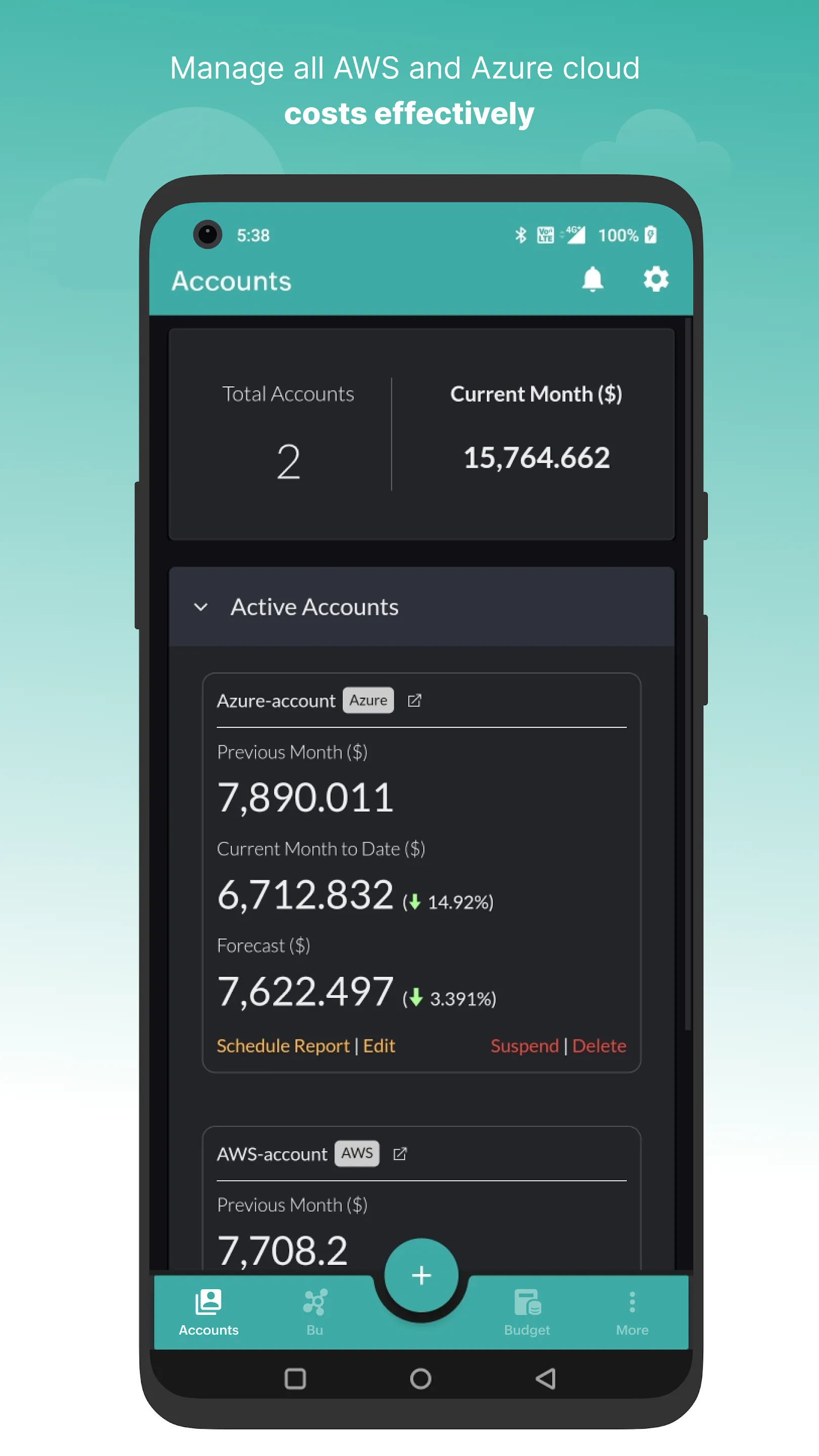 CloudSpend | Indus Appstore | Screenshot