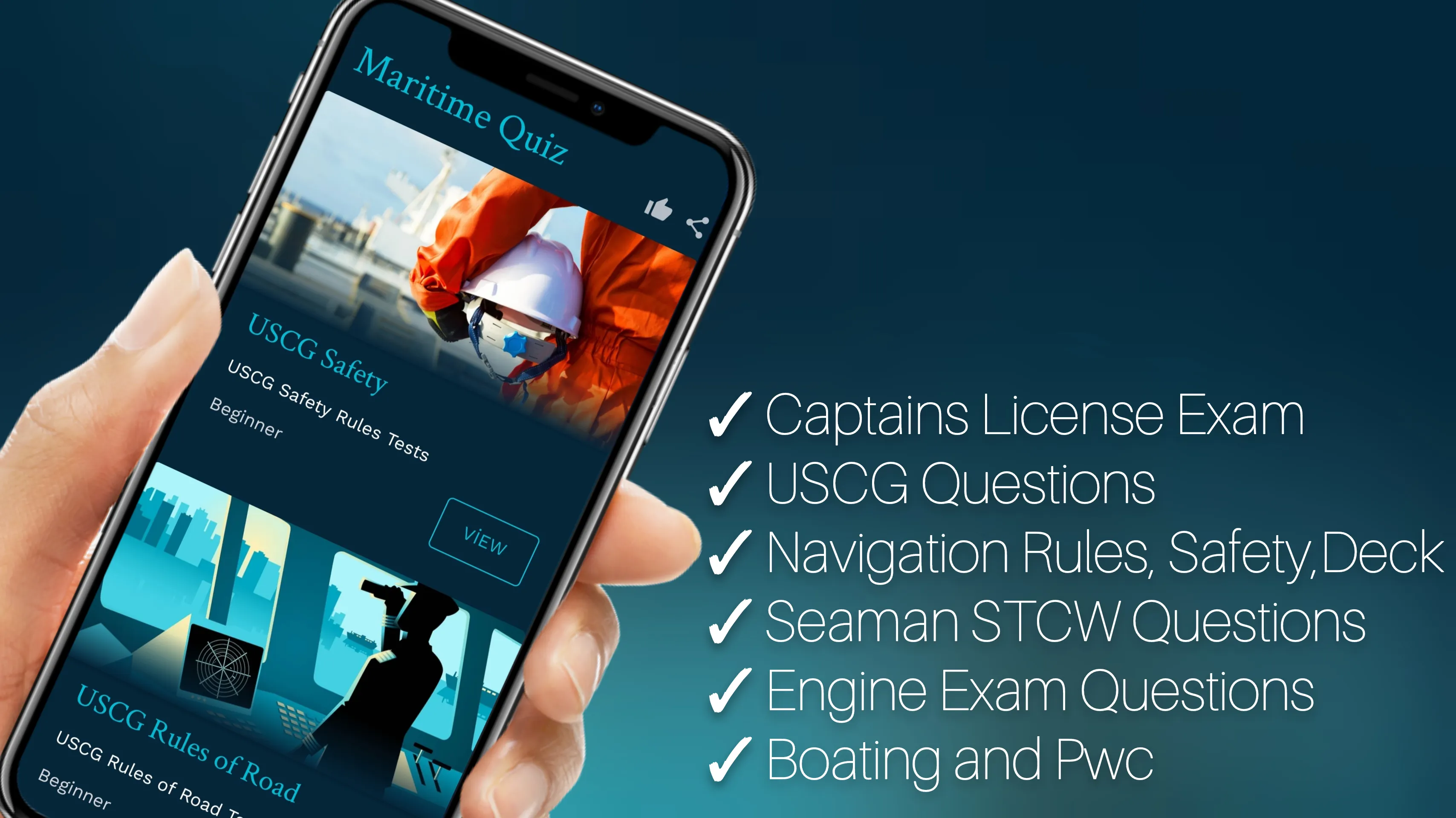 Maritime Quiz App - USCG, Boat | Indus Appstore | Screenshot