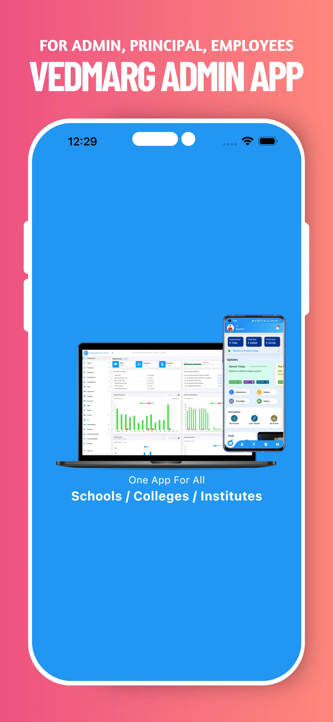 Vedmarg School ERP - Admin | Indus Appstore | Screenshot