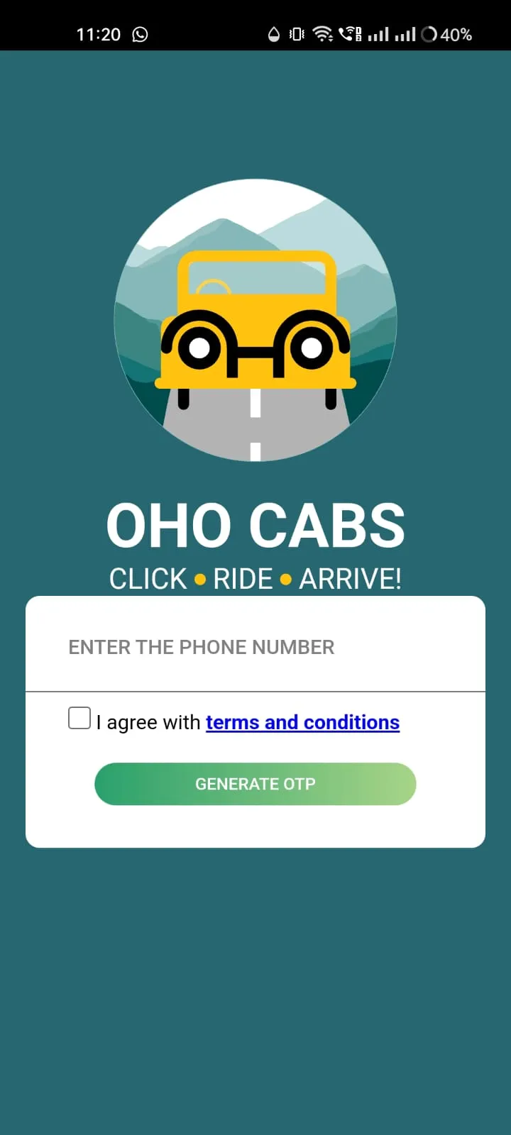 Oho Cabs | Indus Appstore | Screenshot