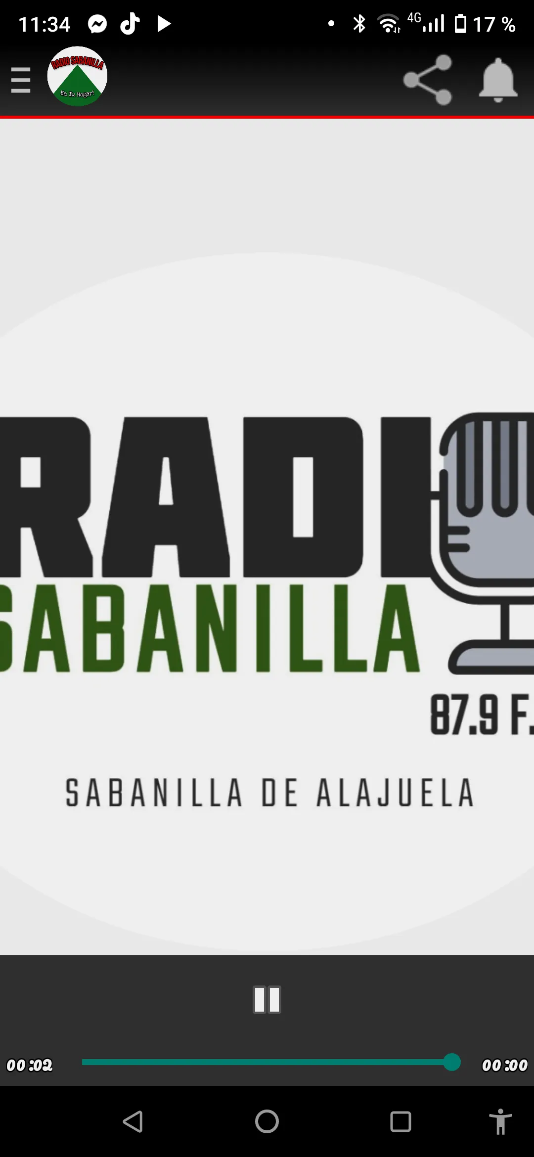 Radio Sabanilla FM | Indus Appstore | Screenshot