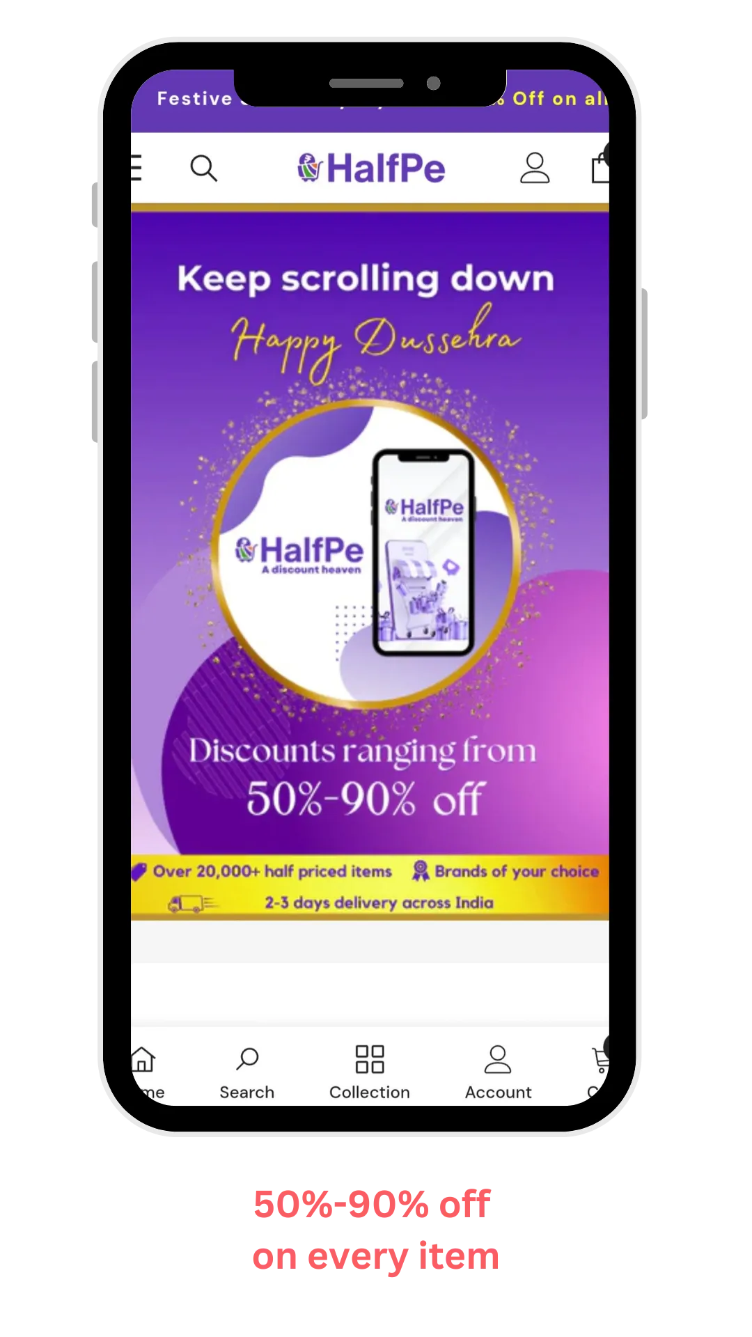 HalfPe Discount Heaven | Indus Appstore | Screenshot