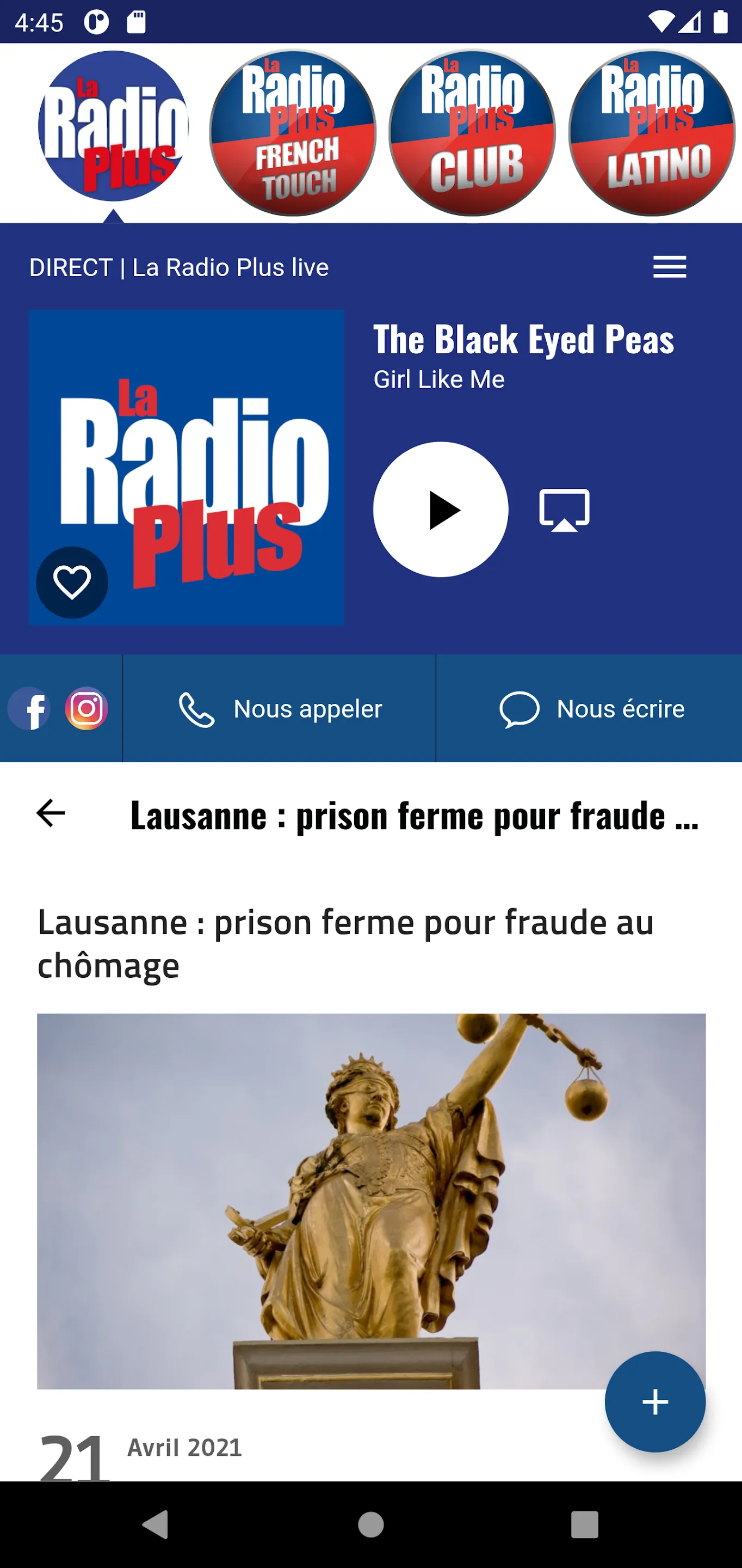 La Radio Plus | Indus Appstore | Screenshot