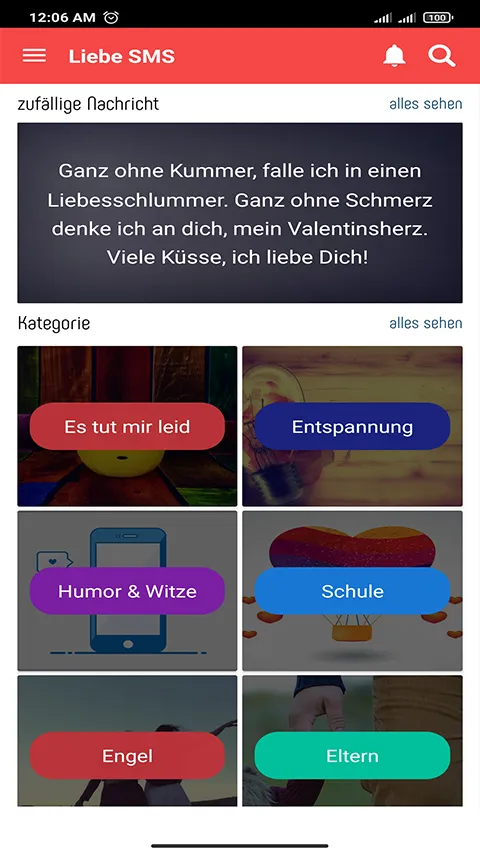 schön ich liebe dich SMS | Indus Appstore | Screenshot