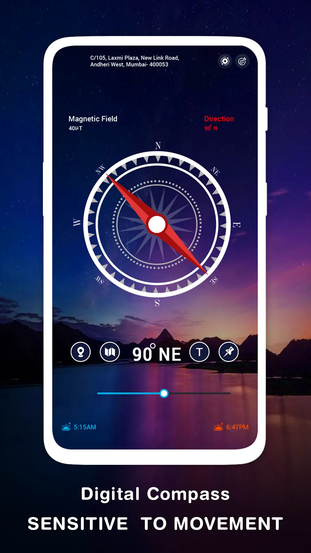 Digital Compass : GPS & Smart | Indus Appstore | Screenshot