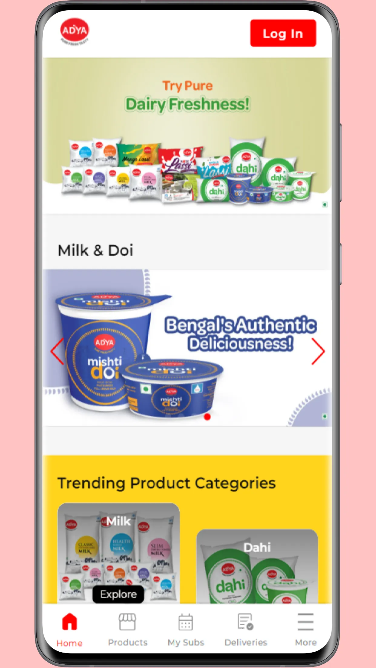 Adya Dairy | Indus Appstore | Screenshot