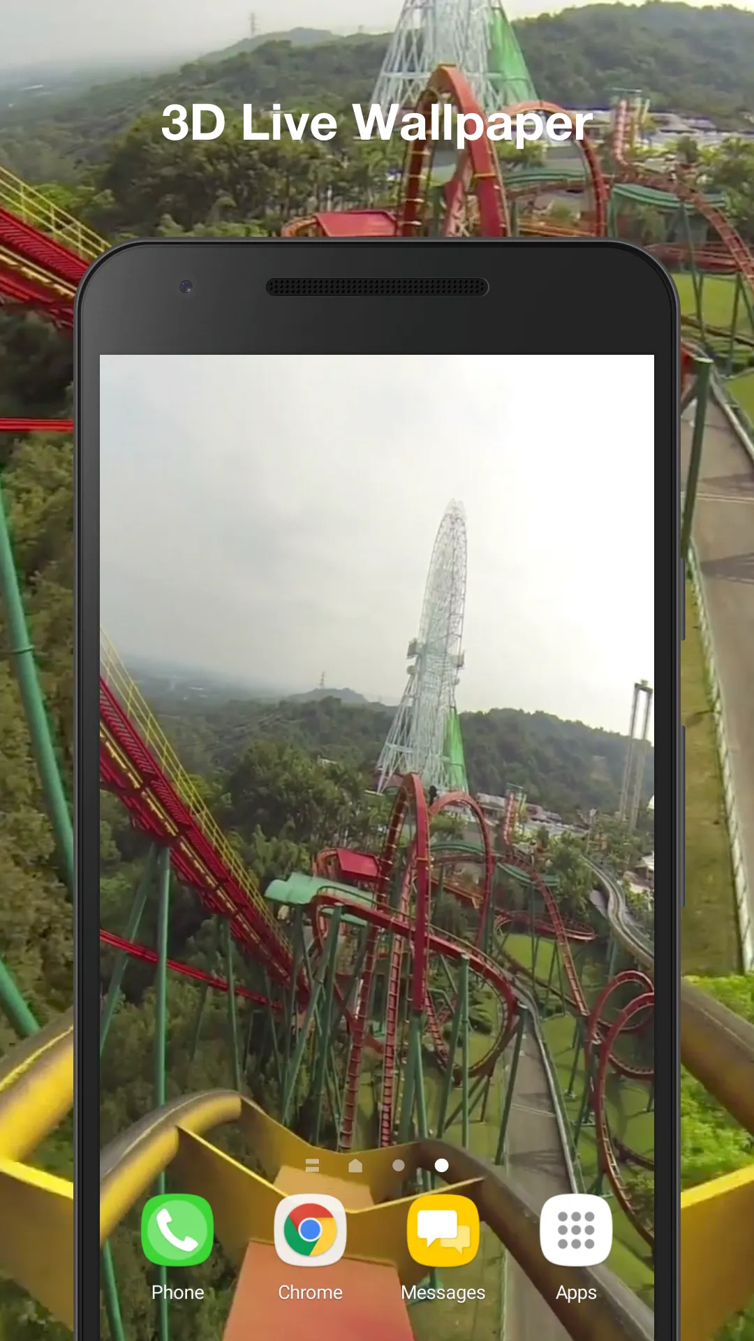 Roller Coaster Live Wallpaper | Indus Appstore | Screenshot