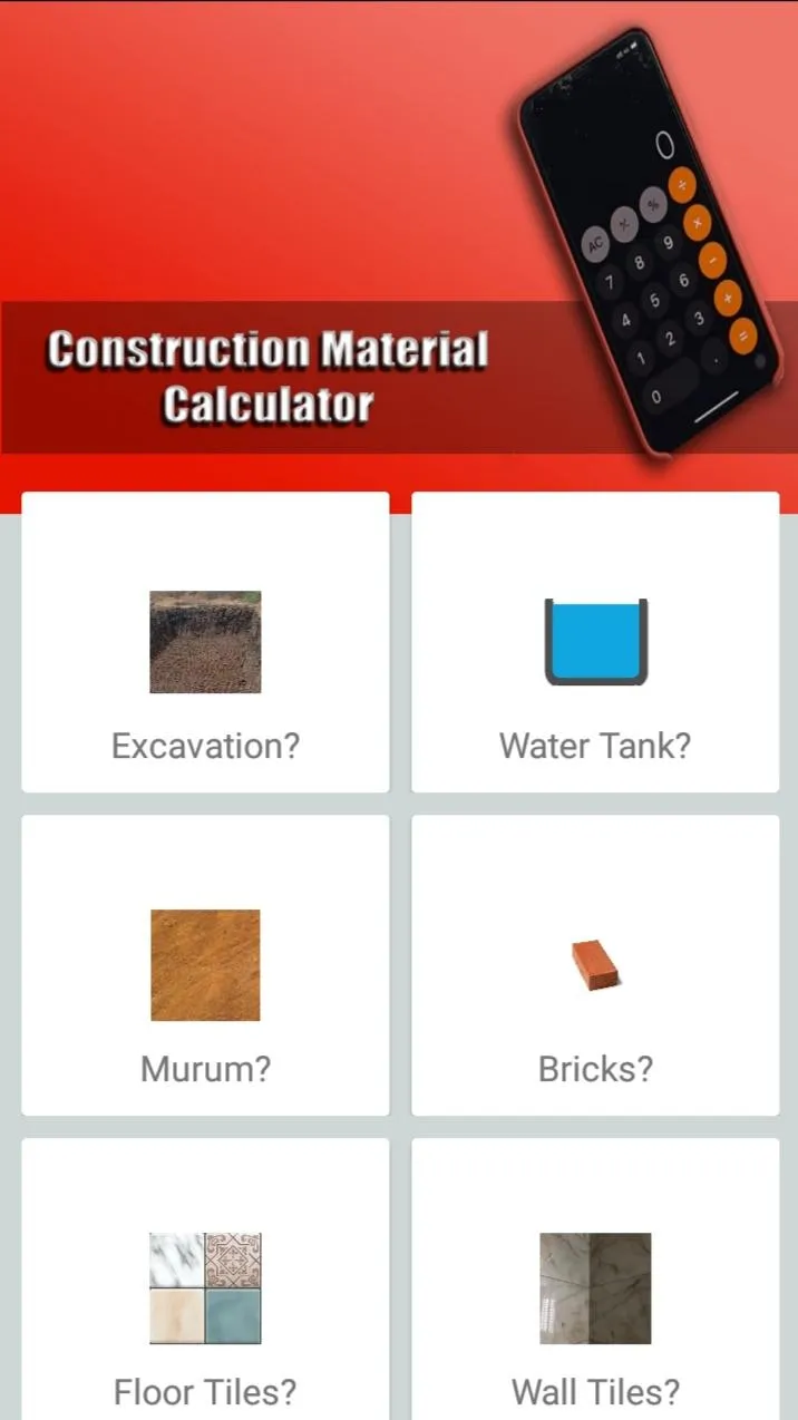 Construction Material Calculat | Indus Appstore | Screenshot