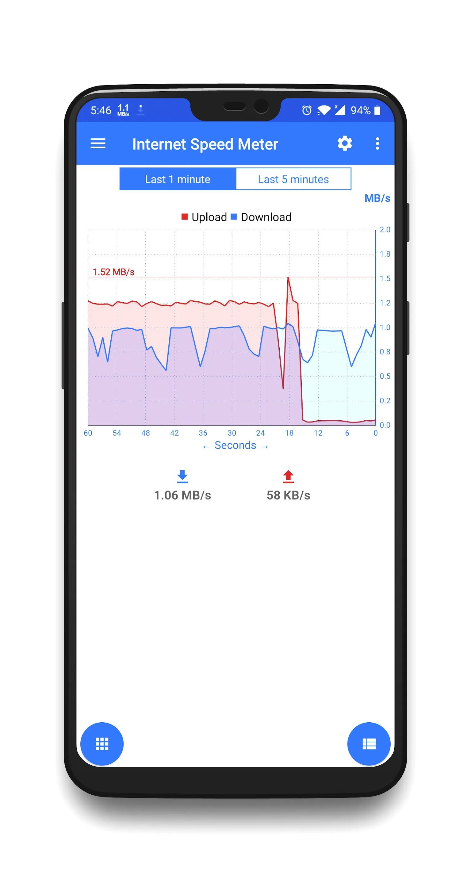 Internet Speed Meter - Live | Indus Appstore | Screenshot