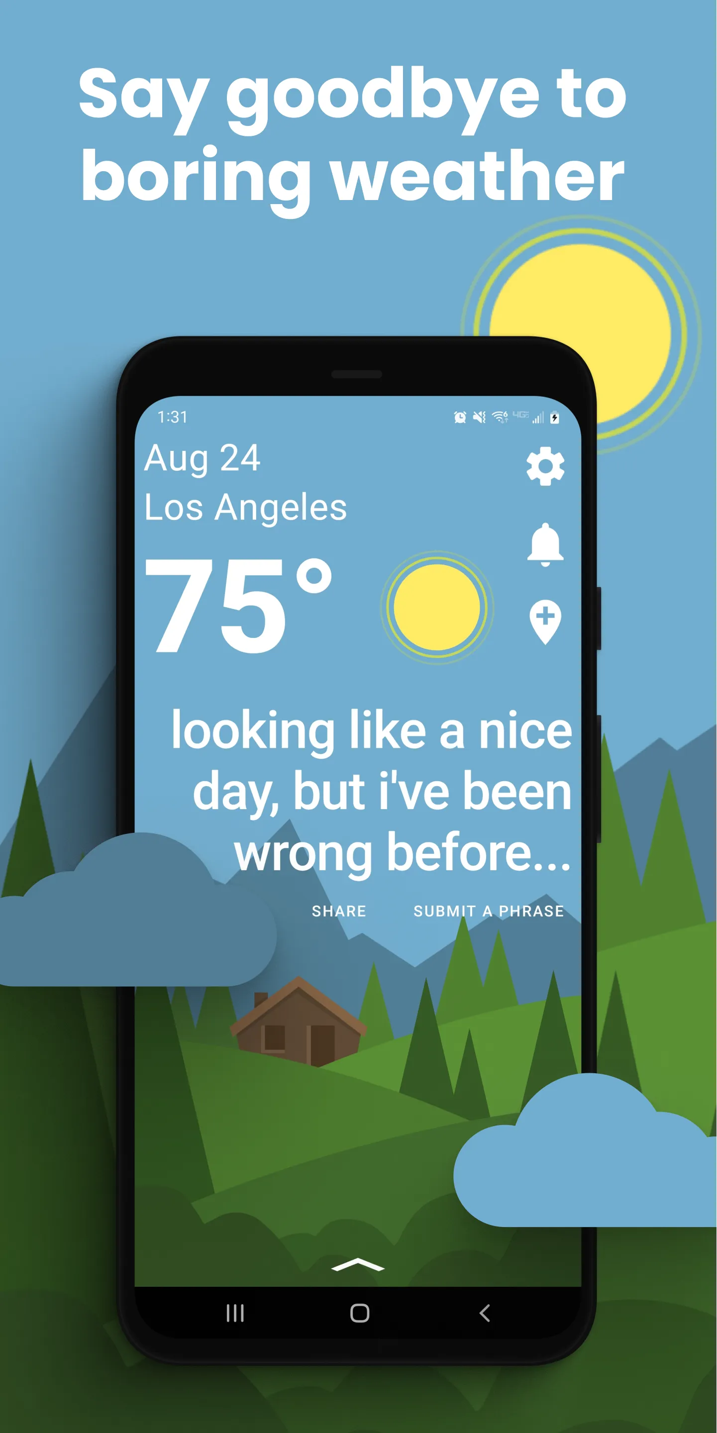 Funny Weather: Rude Forecast | Indus Appstore | Screenshot