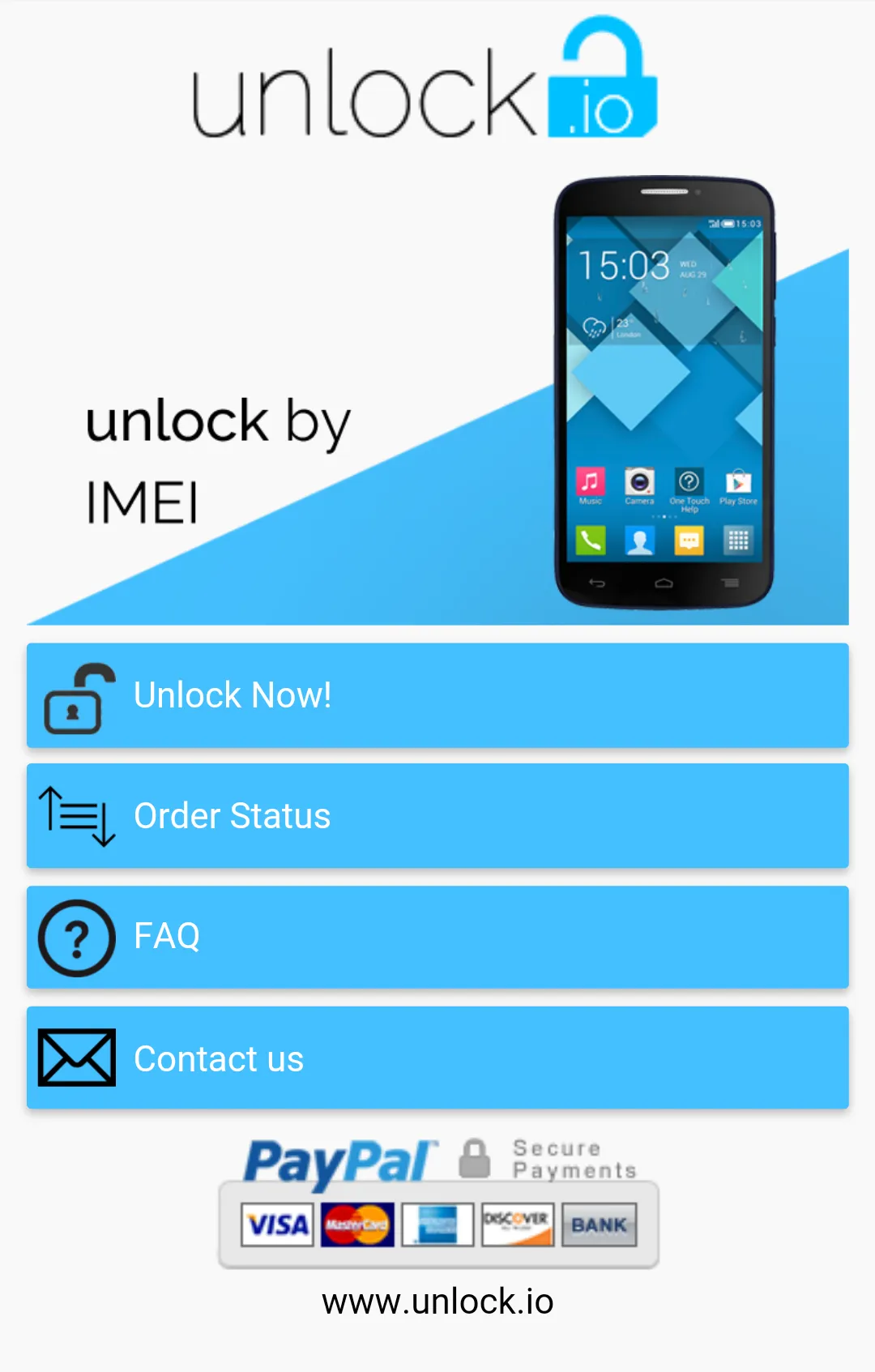 Unlock your Alcatel phones | Indus Appstore | Screenshot