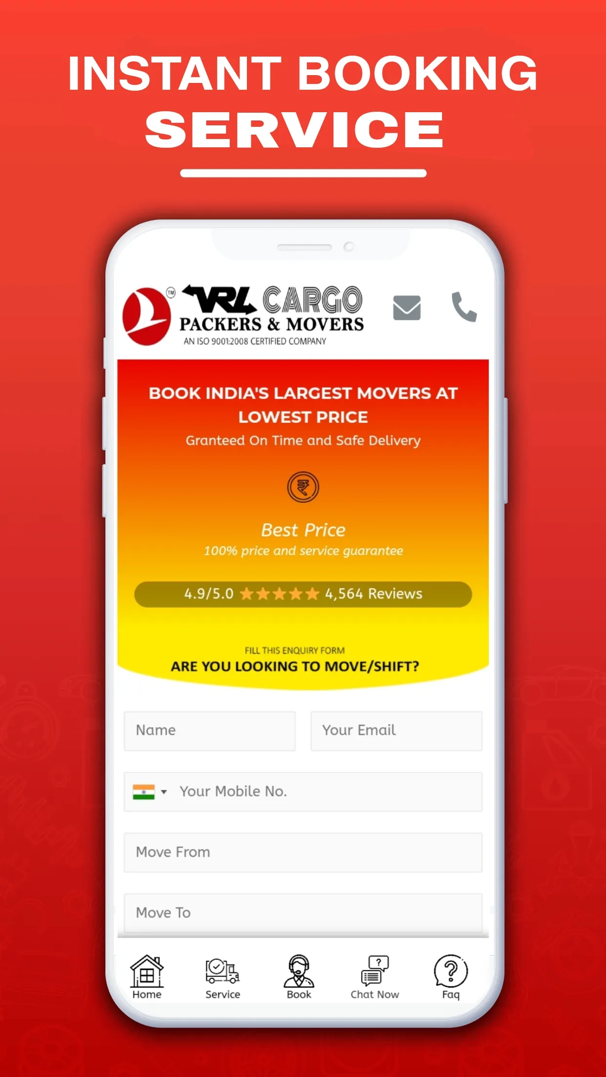 VRL Packers & Movers App | Indus Appstore | Screenshot