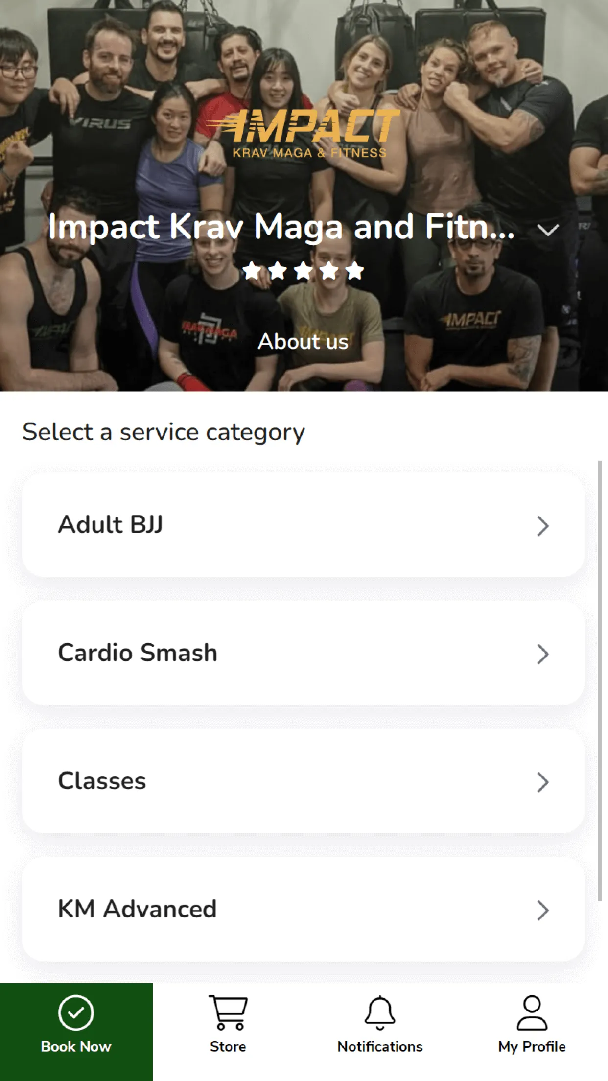 Impact Krav Maga and Fitness | Indus Appstore | Screenshot