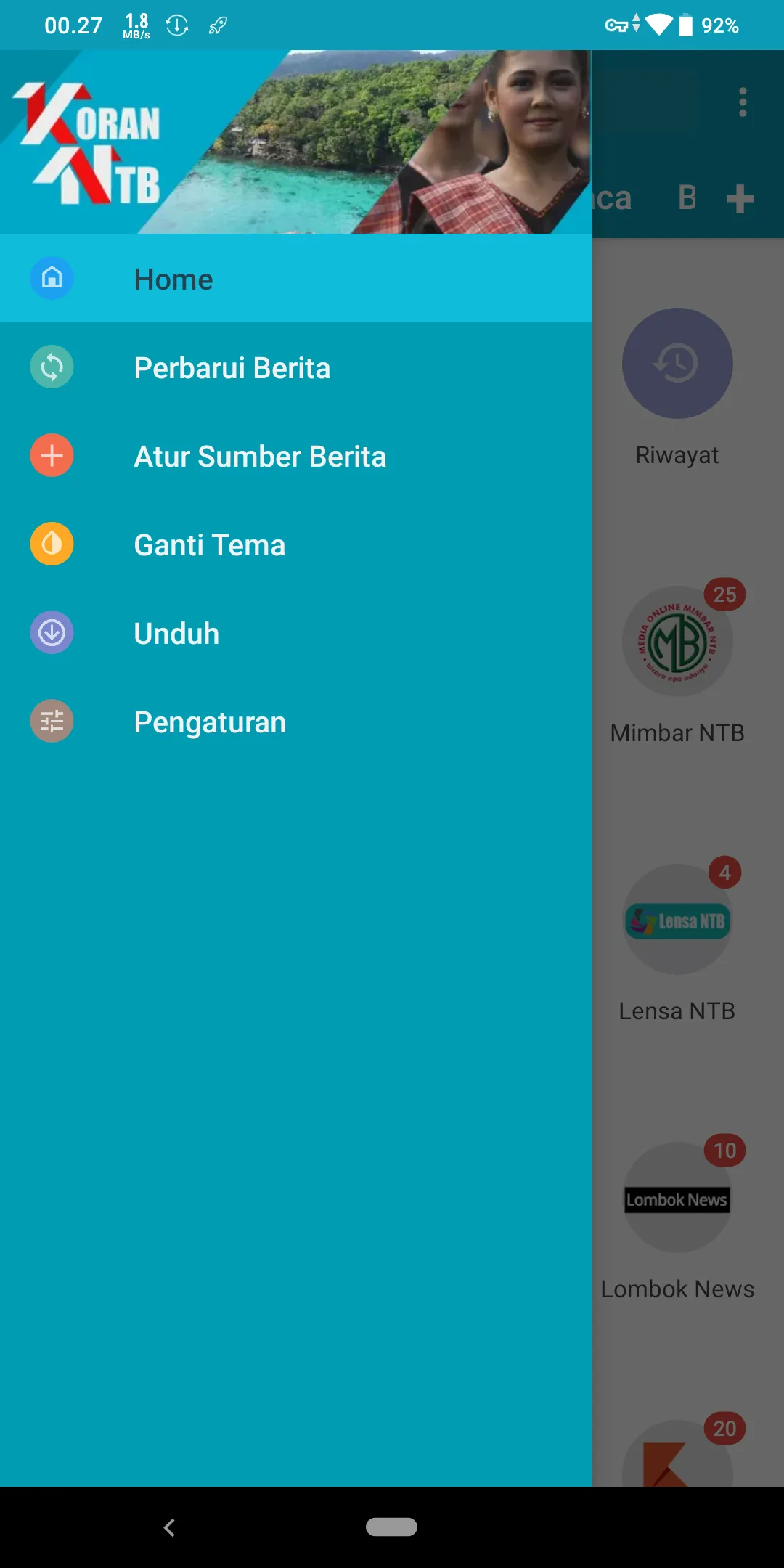 Koran NTB : Berita Nusa Tengga | Indus Appstore | Screenshot