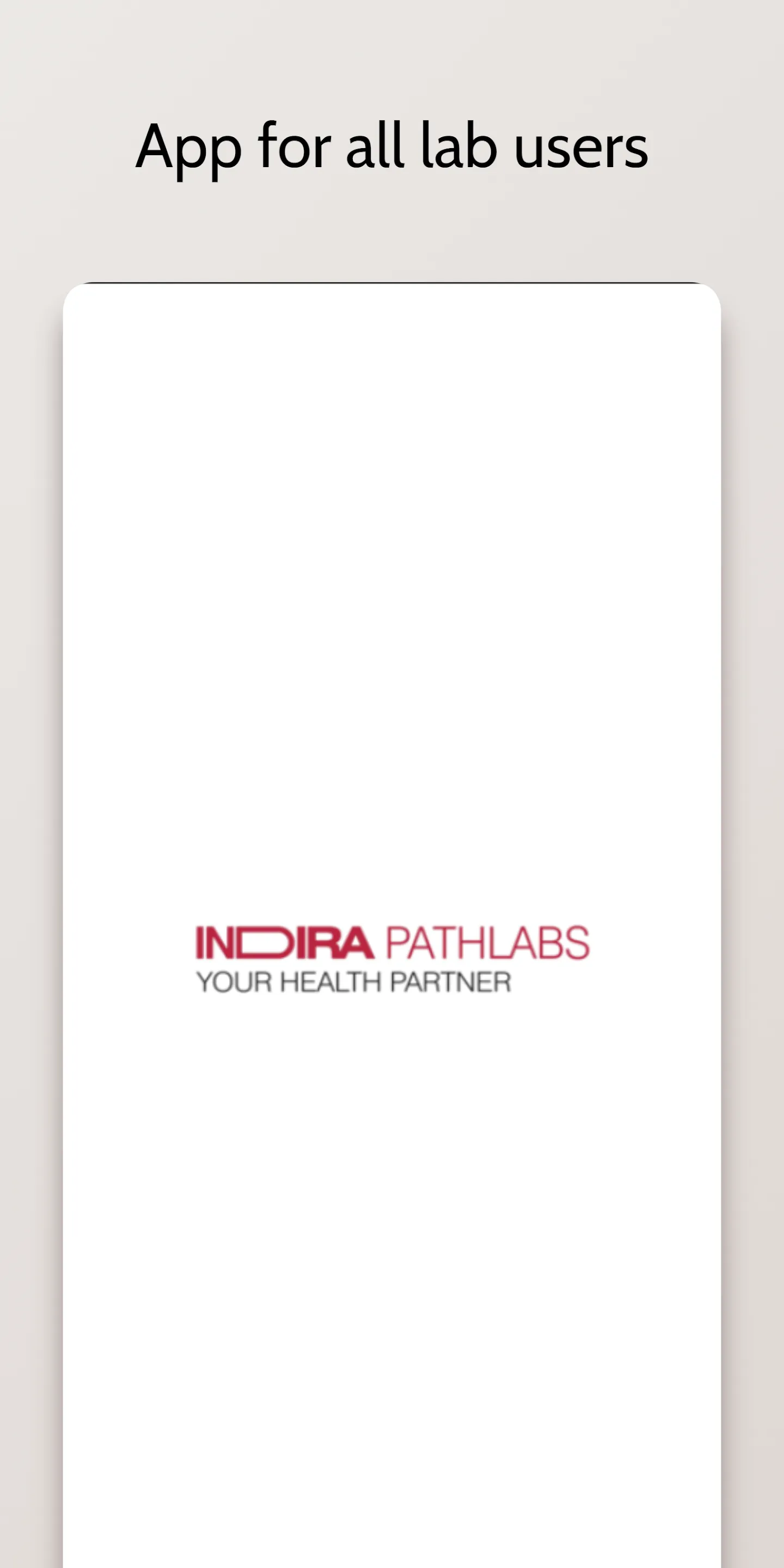 Indira Path Labs | Indus Appstore | Screenshot