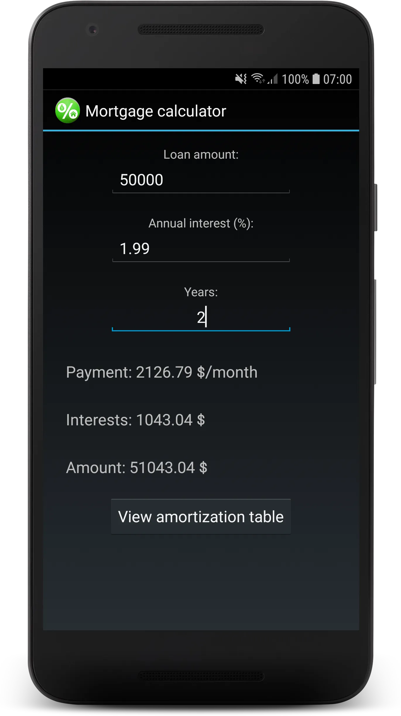 Mortgage calculator | Indus Appstore | Screenshot