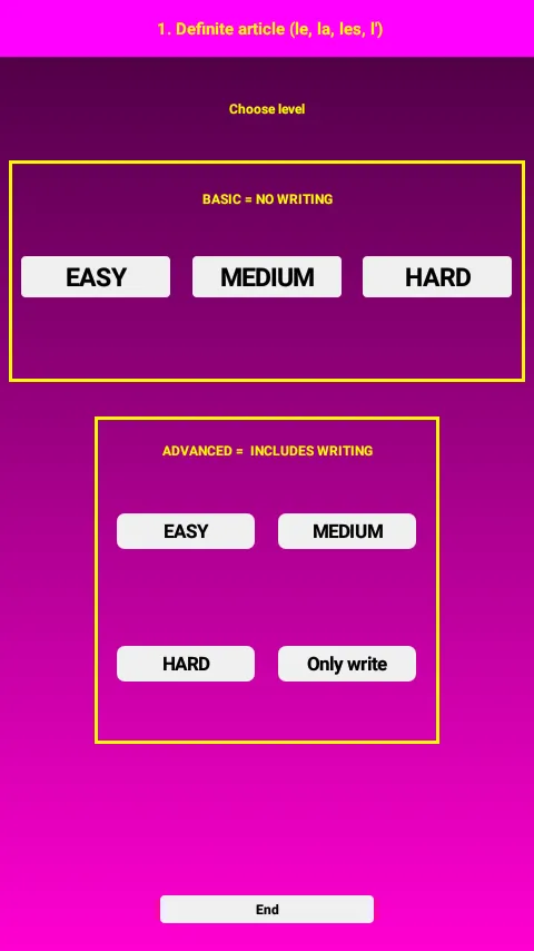 French Grammar Speaking D | Indus Appstore | Screenshot