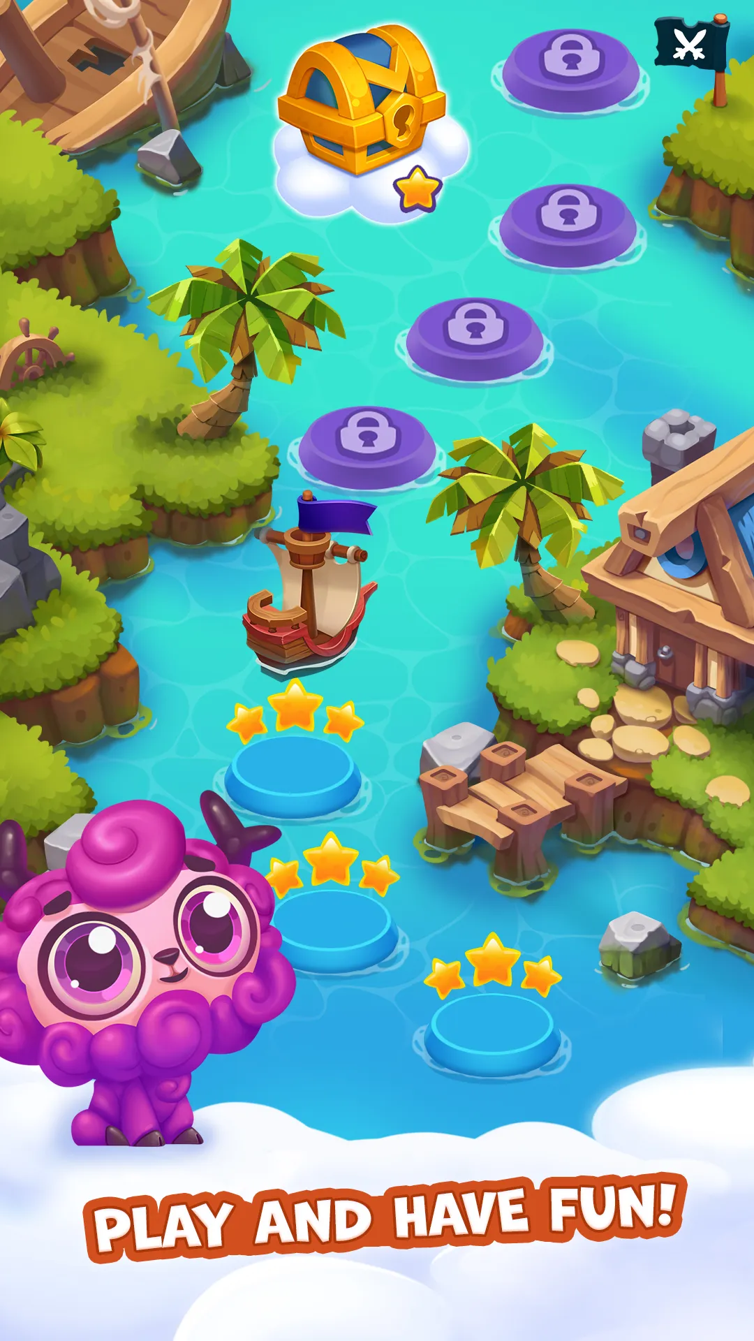 Pirate Treasures: Jewel & Gems | Indus Appstore | Screenshot