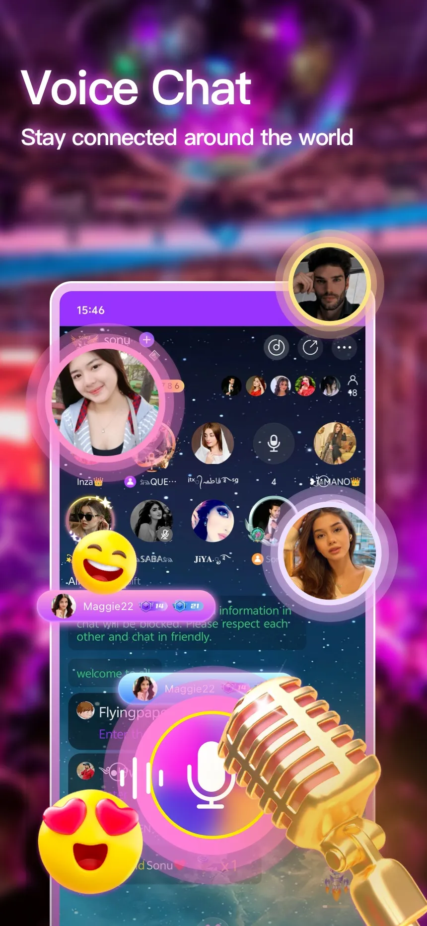 SeaU Chat - Voice Party Rooms | Indus Appstore | Screenshot