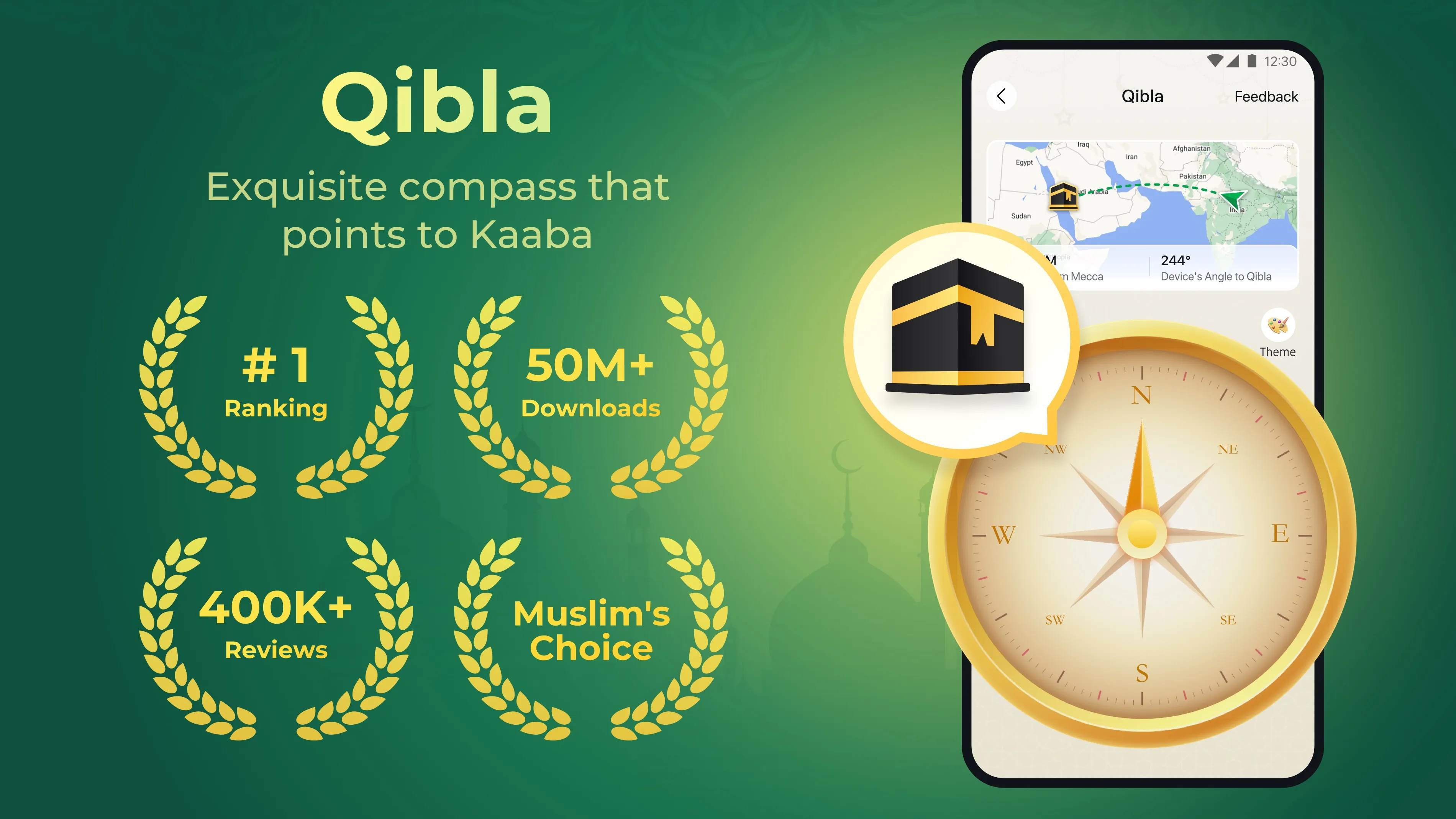 WeMuslim: Athan, Qibla&Quran | Indus Appstore | Screenshot