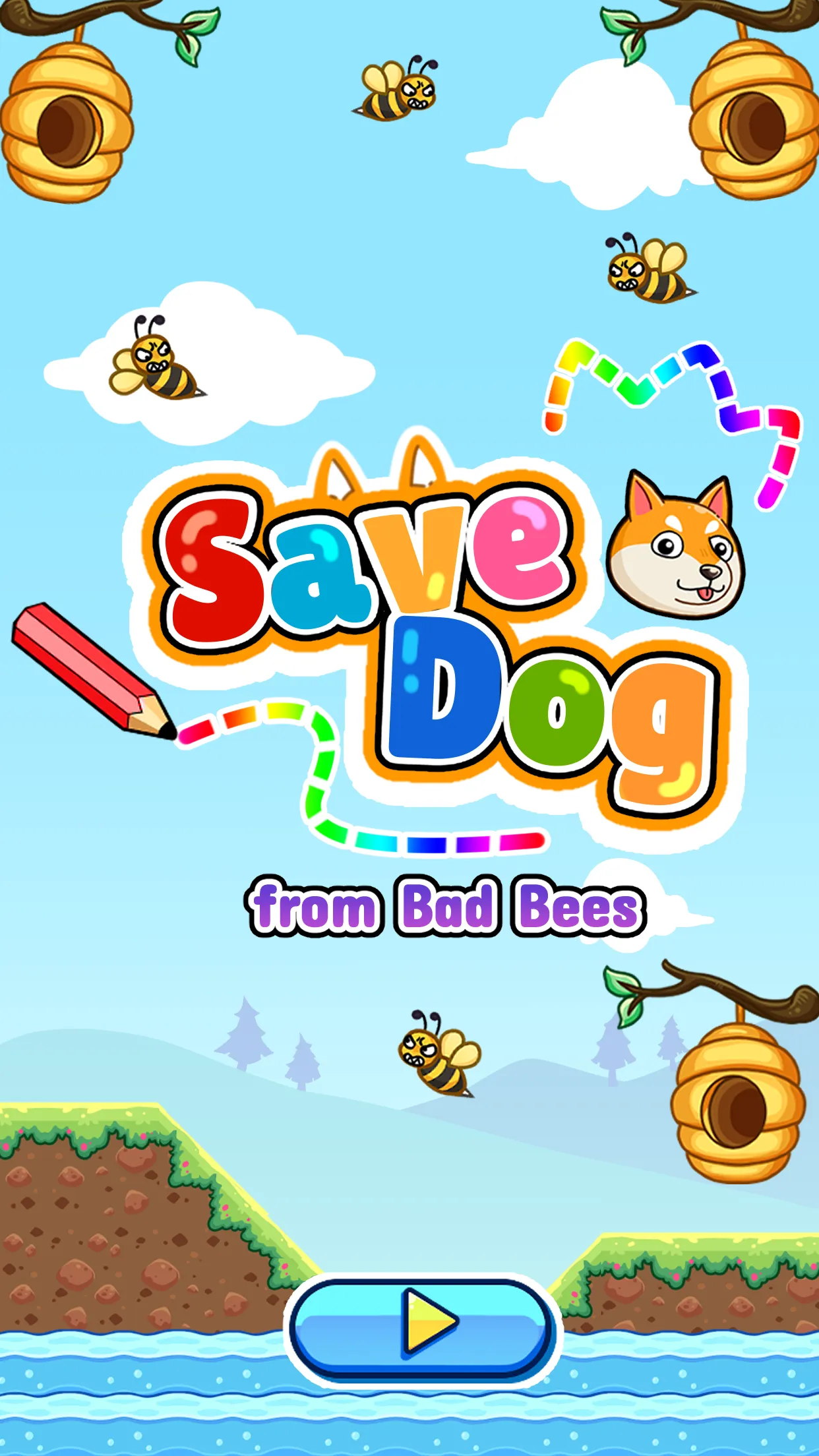 Save Dog from Bad Bees | Indus Appstore | Screenshot