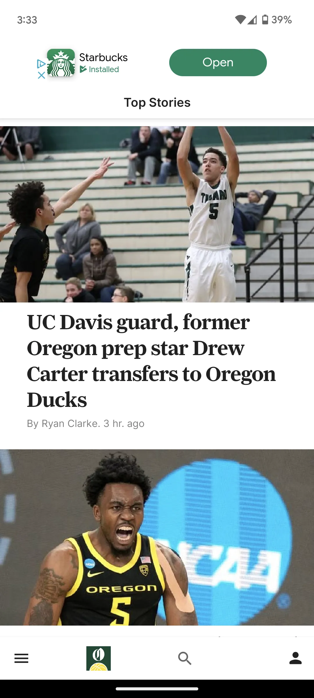 OregonLive: Ducks Hoops News | Indus Appstore | Screenshot