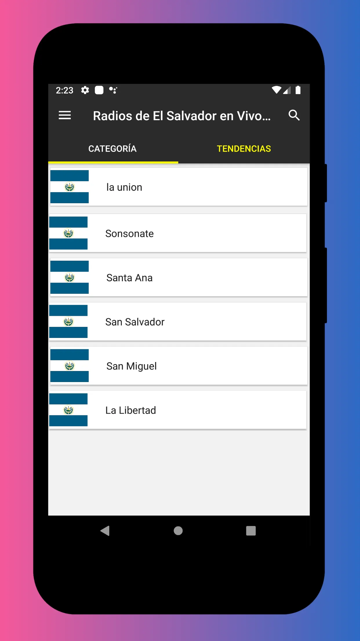 Radio El Salvador - Radio FM | Indus Appstore | Screenshot