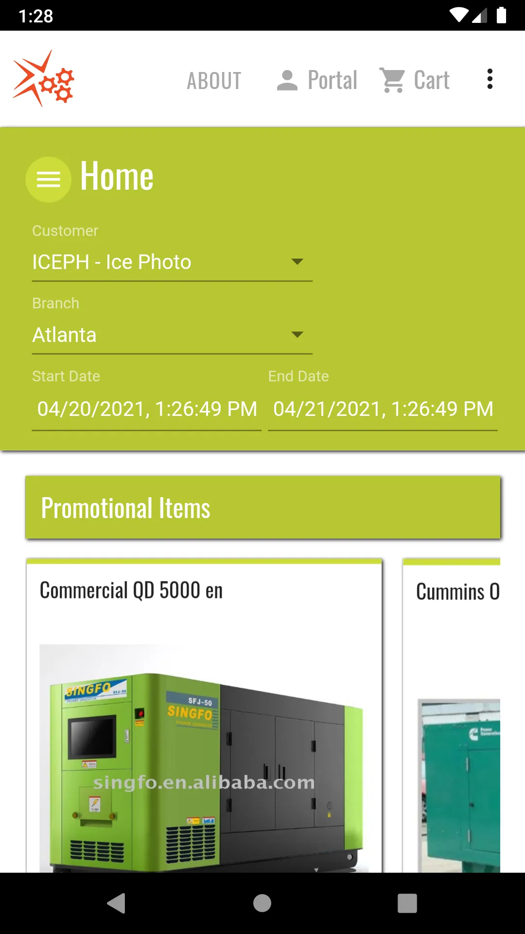 Sirius Shopping Web Portal | Indus Appstore | Screenshot