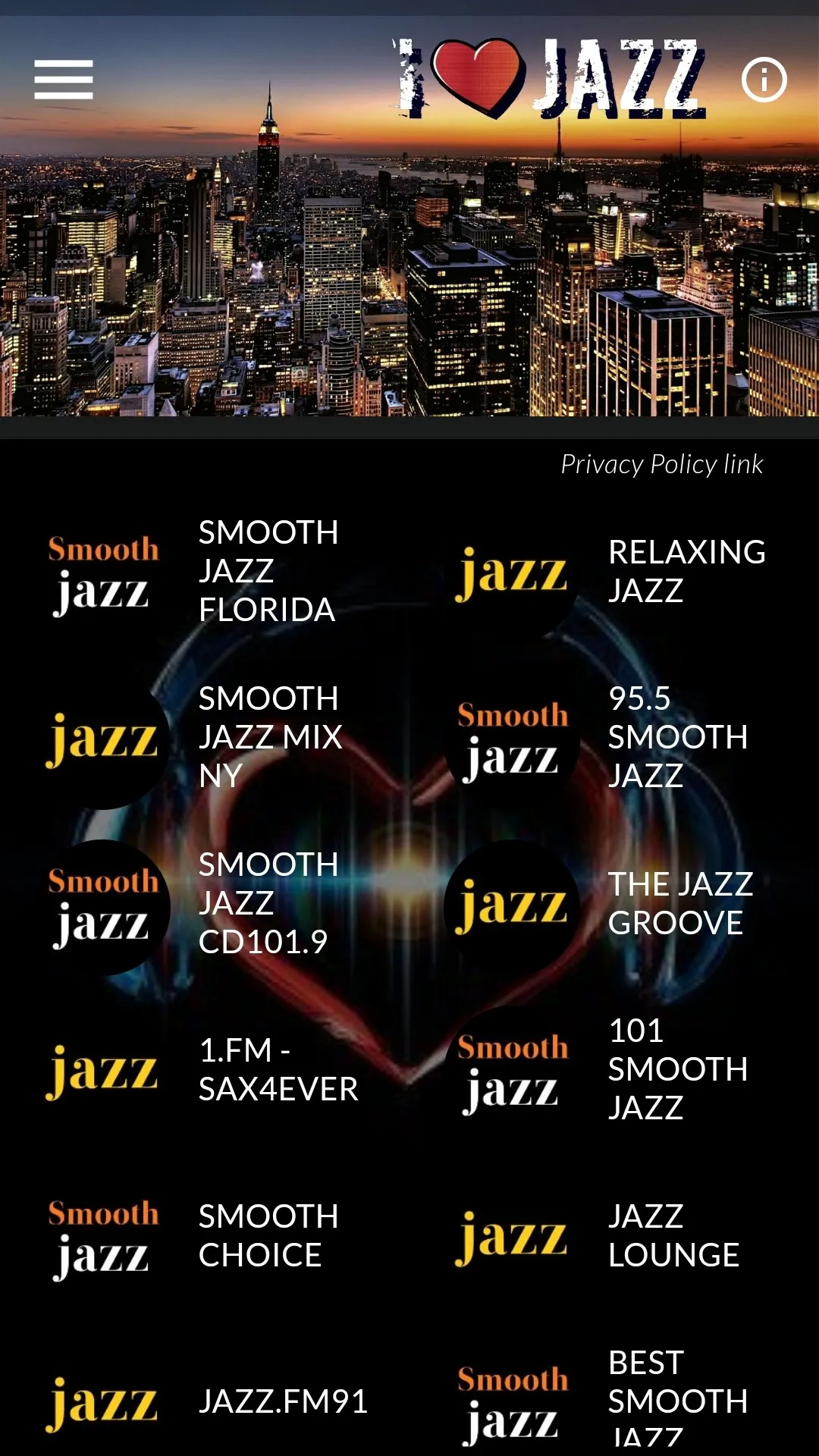 Jazz music radio | Indus Appstore | Screenshot