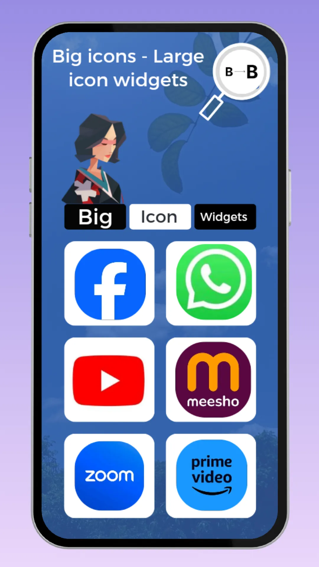 Big Icons - Large Icon Widgets | Indus Appstore | Screenshot