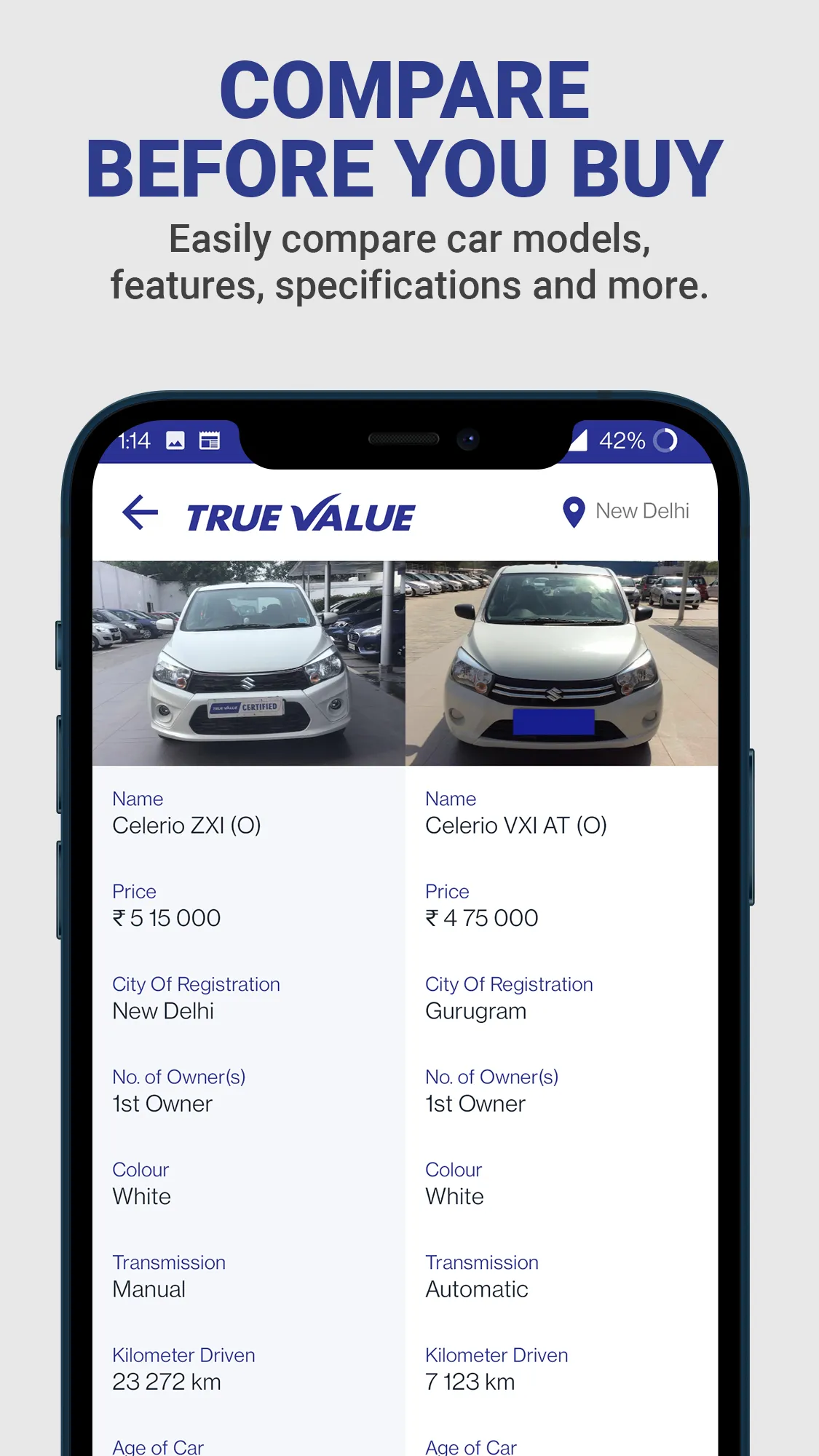 Maruti Suzuki True Value | Indus Appstore | Screenshot
