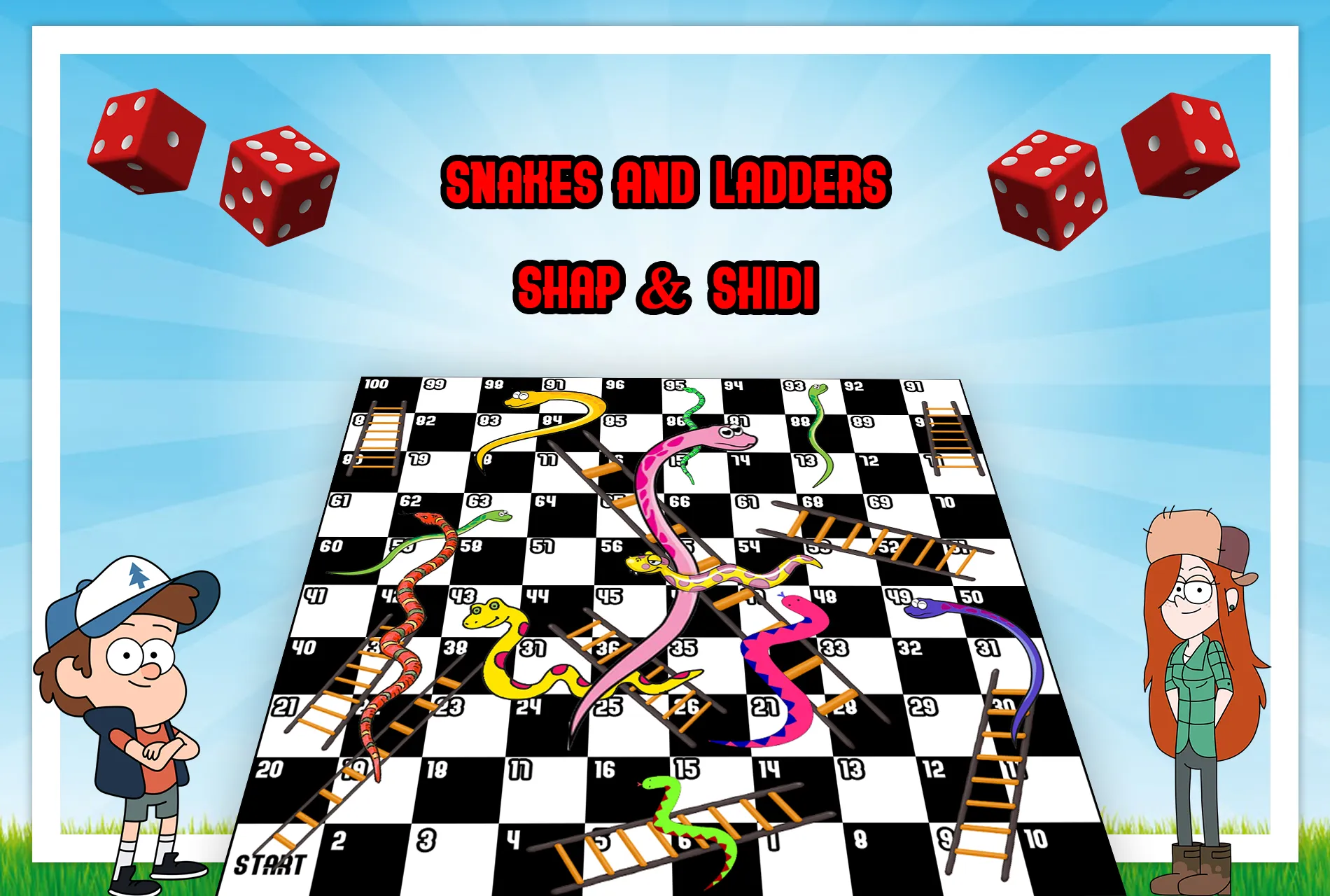 Snakes and Ladders Game | Indus Appstore | Screenshot