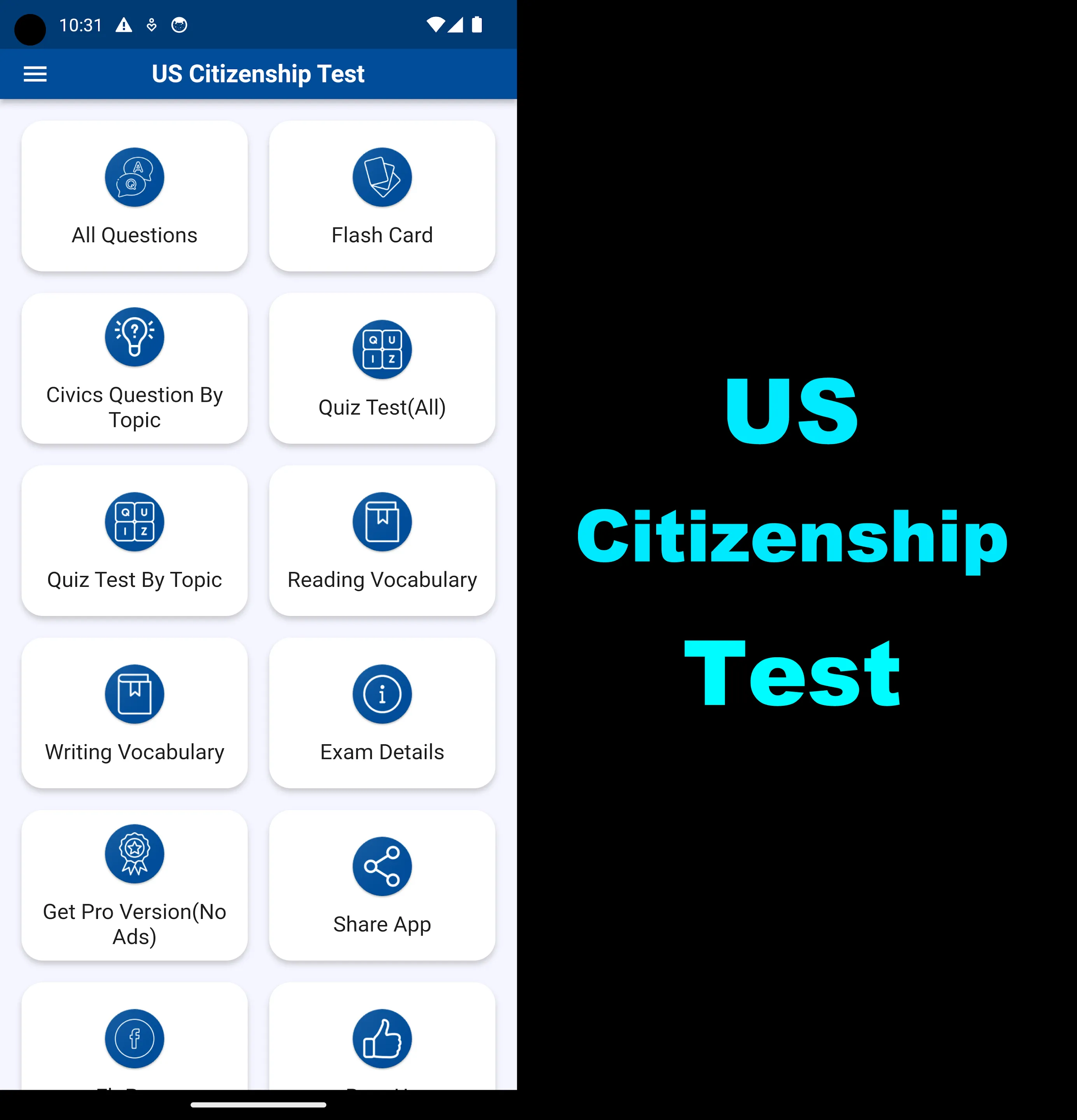 US Citizenship Test 2024 | Indus Appstore | Screenshot