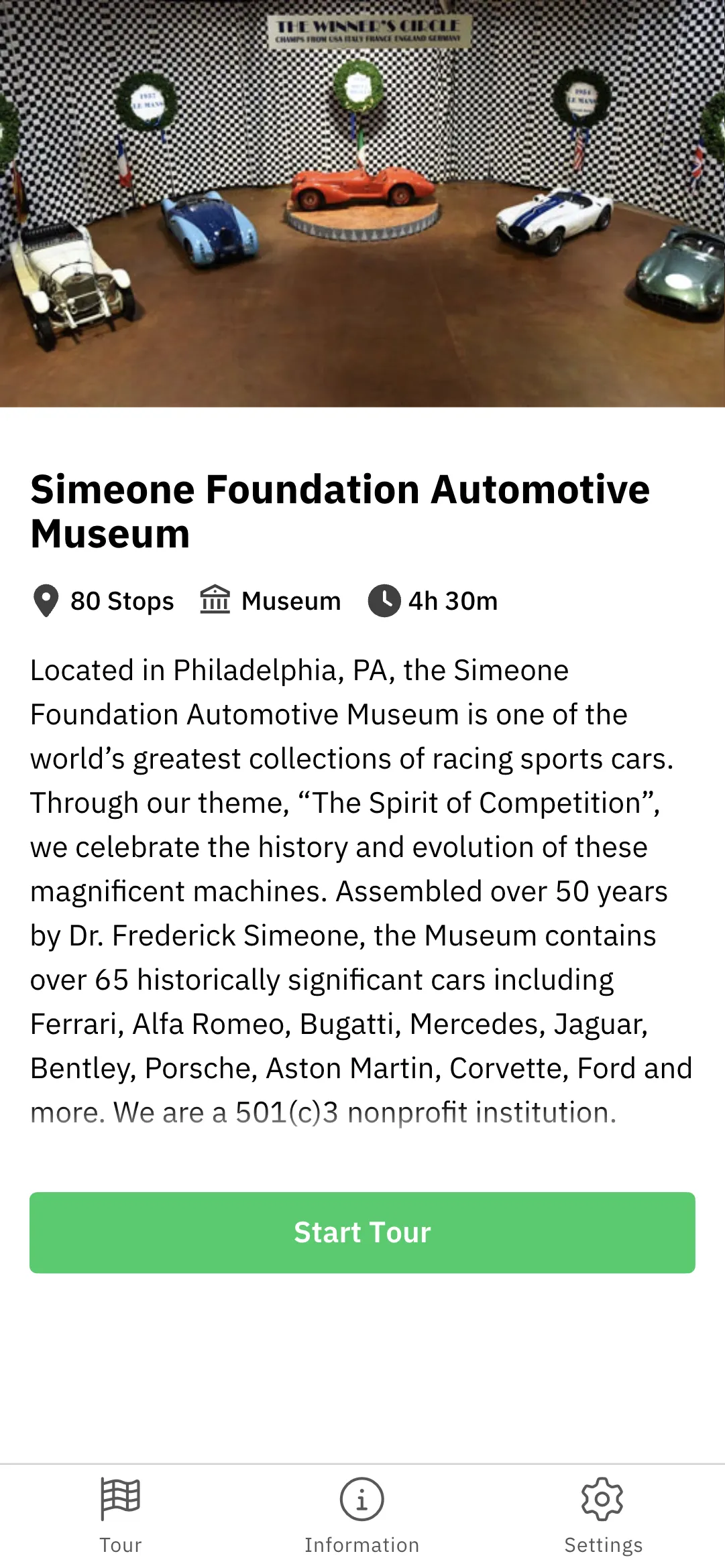 Simeone Automotive Museum | Indus Appstore | Screenshot