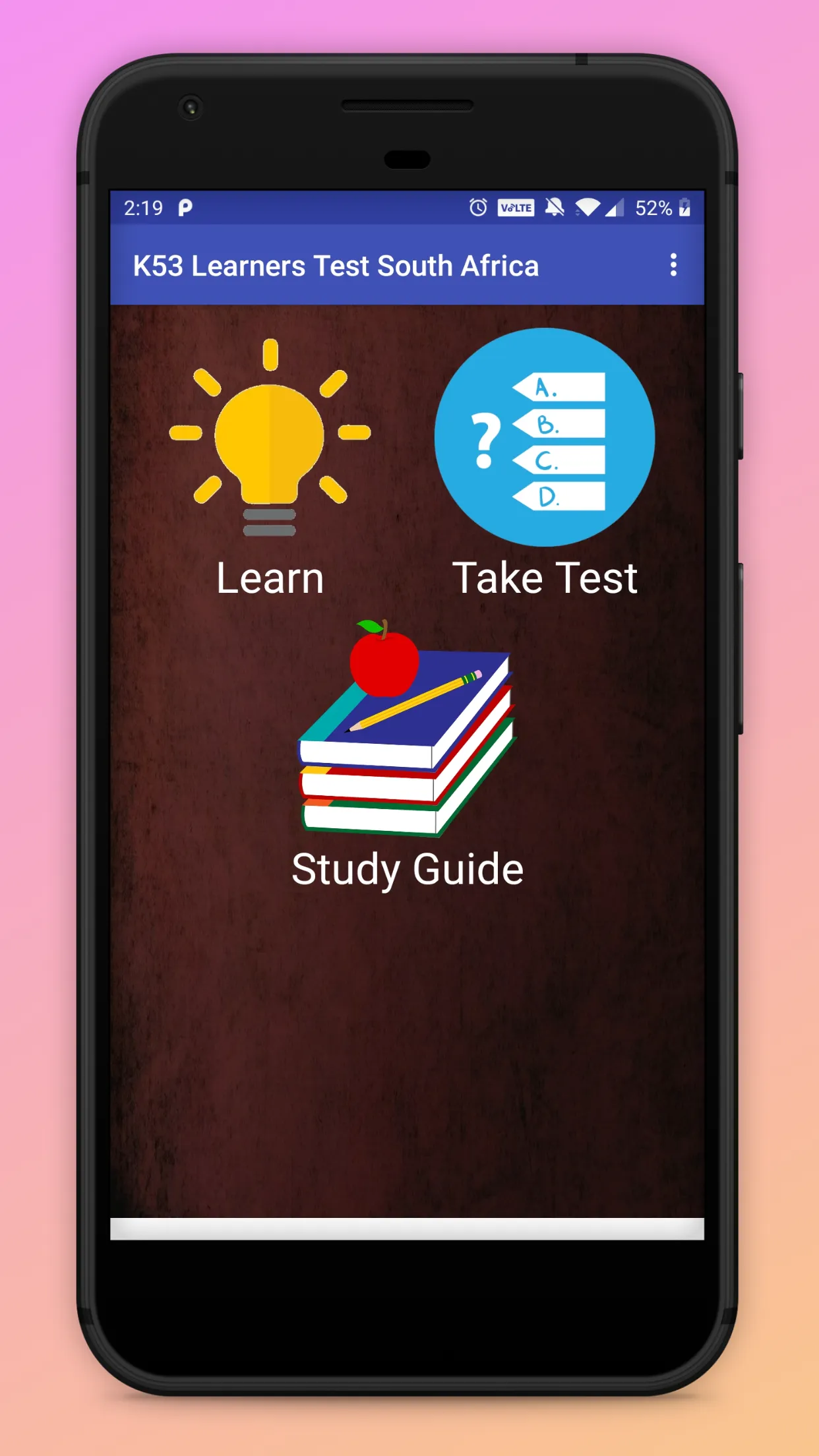 K53 Practice Tests - SA | Indus Appstore | Screenshot