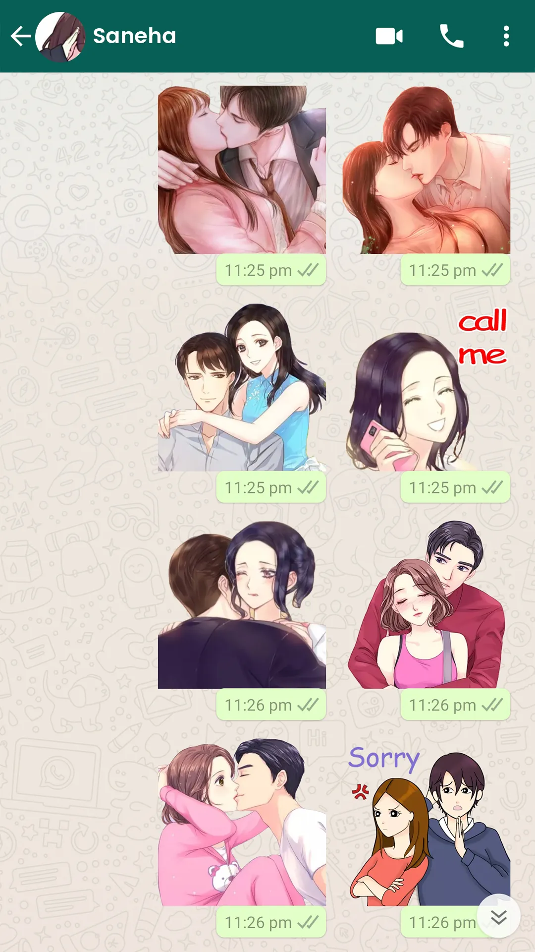 WASticker - Love Stickers 2022 | Indus Appstore | Screenshot