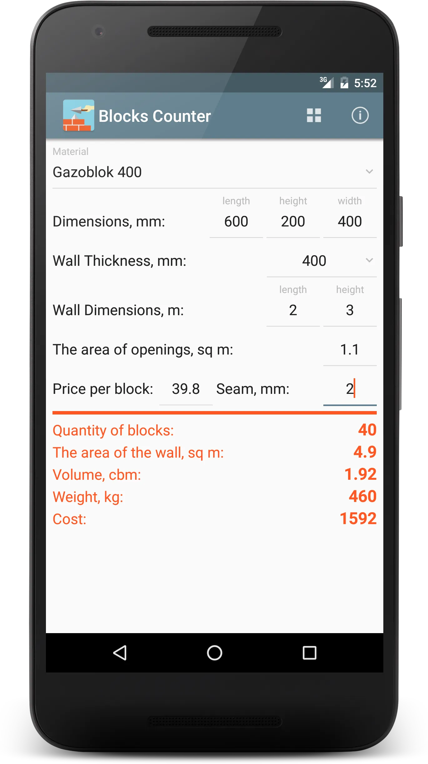 Blocks Counter | Indus Appstore | Screenshot