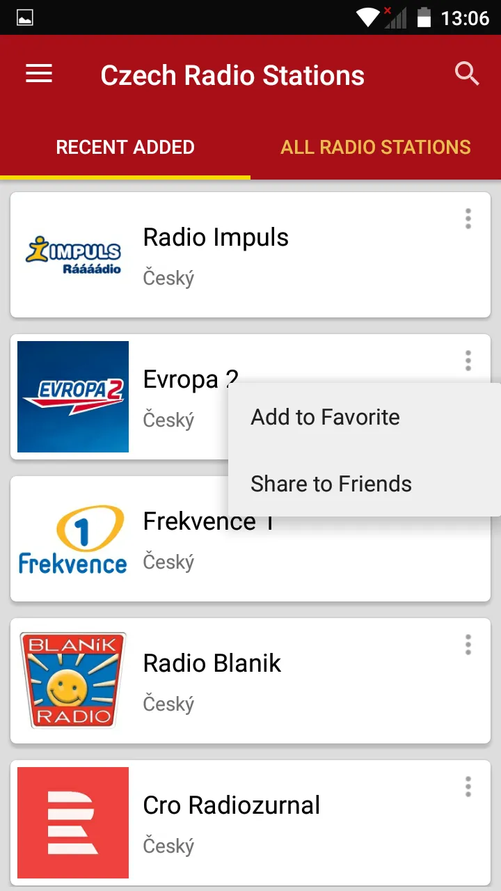 Czech Radio Stations | Indus Appstore | Screenshot